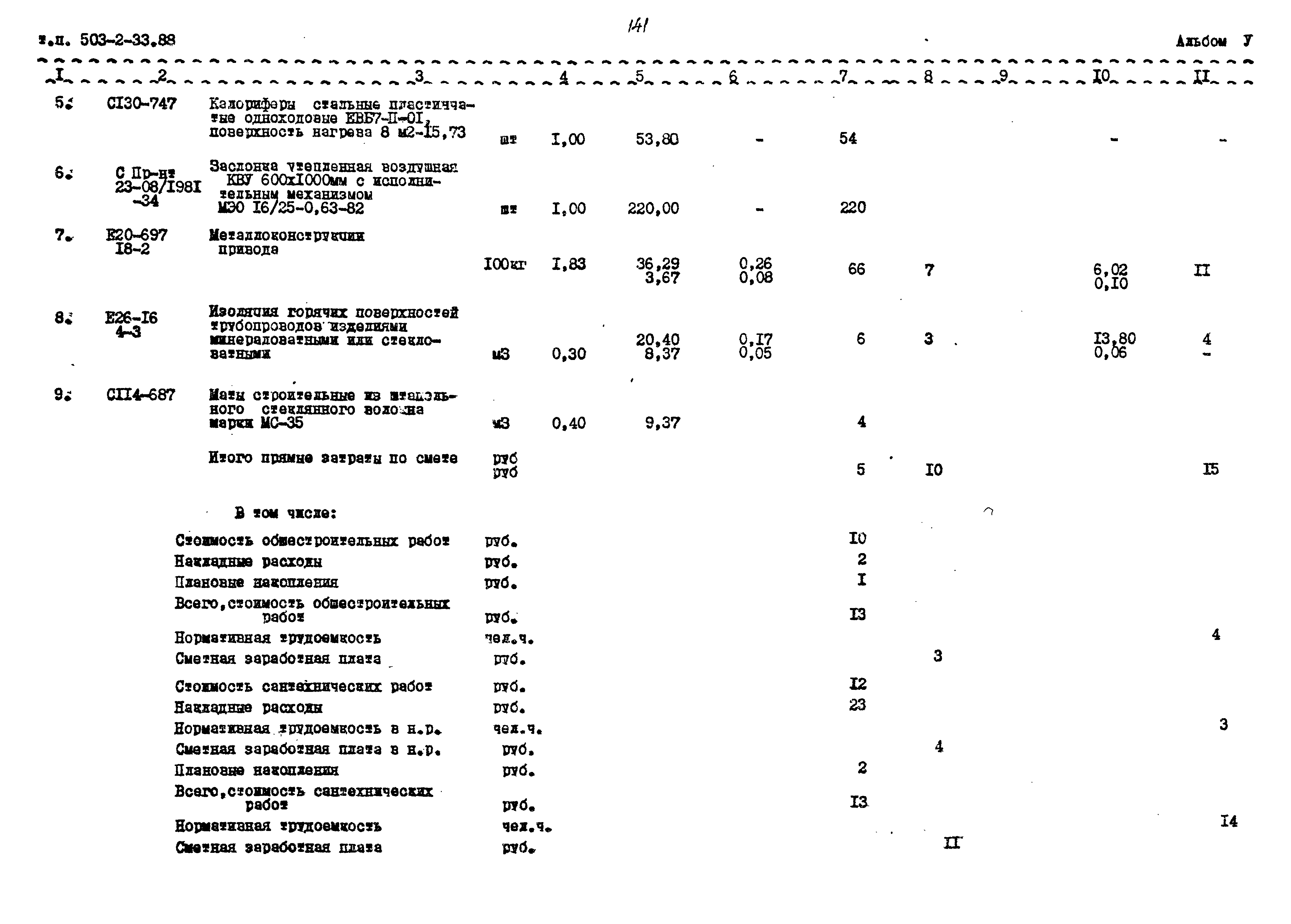 Типовой проект 503-2-33.88