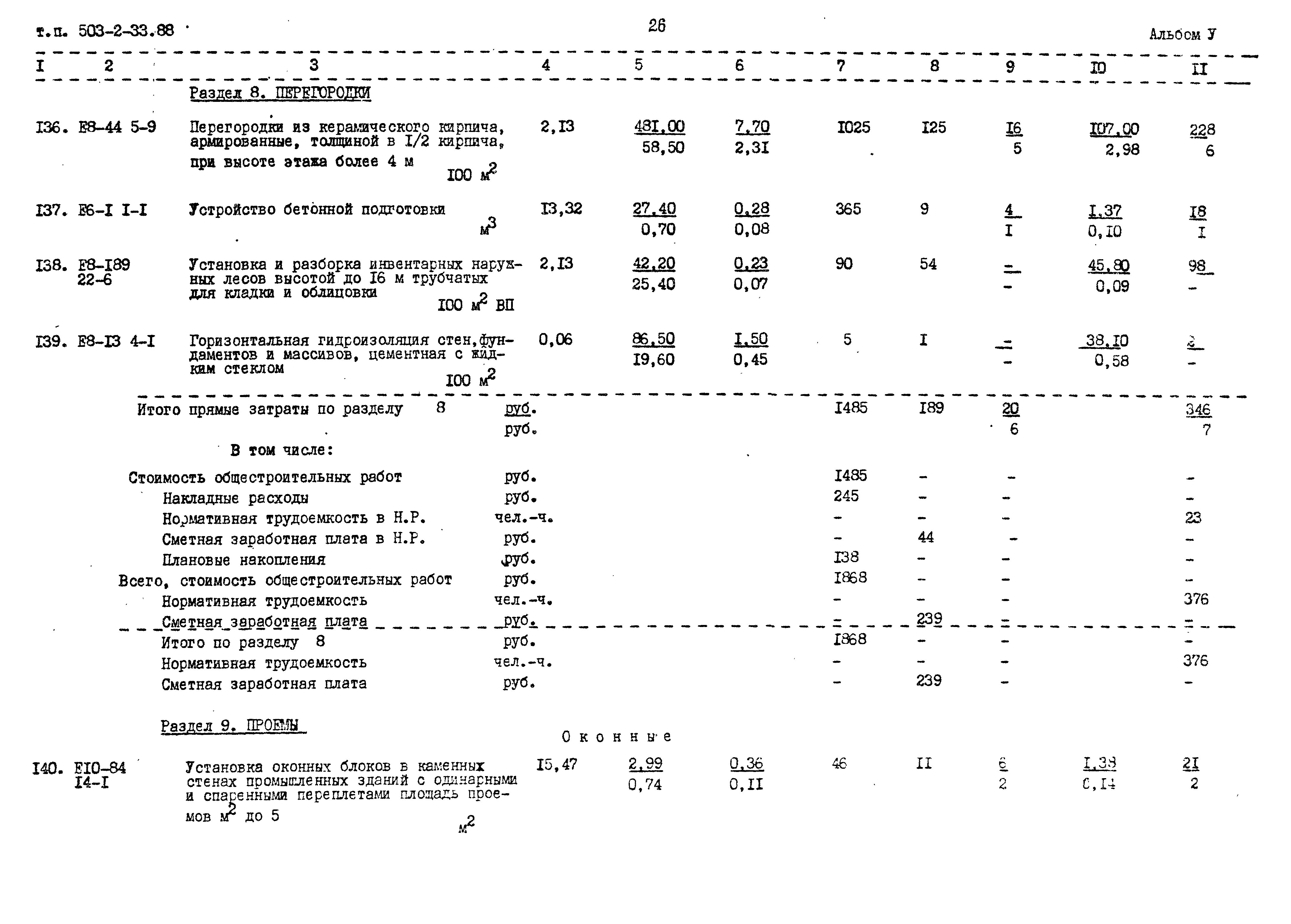 Типовой проект 503-2-33.88