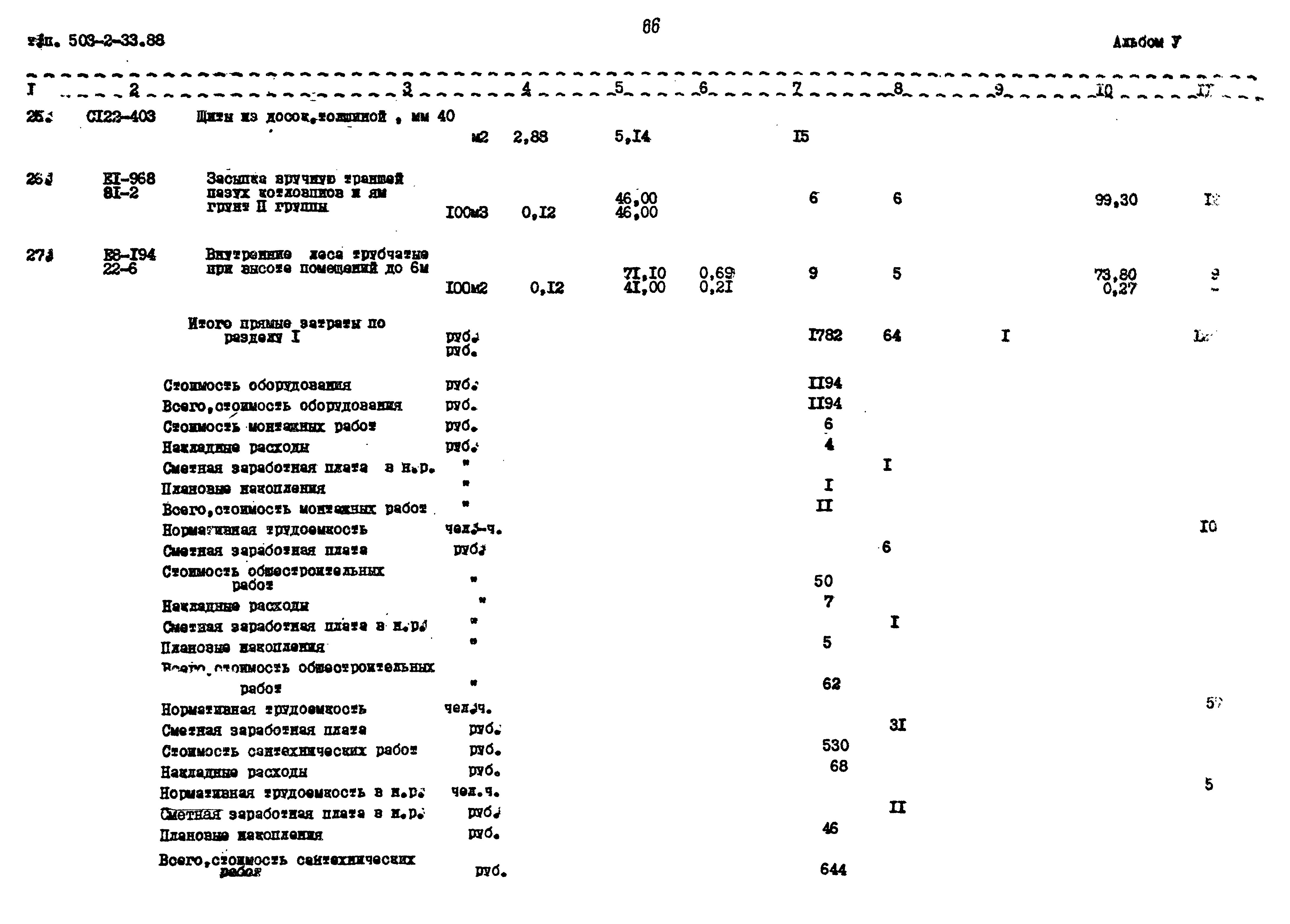 Типовой проект 503-2-33.88