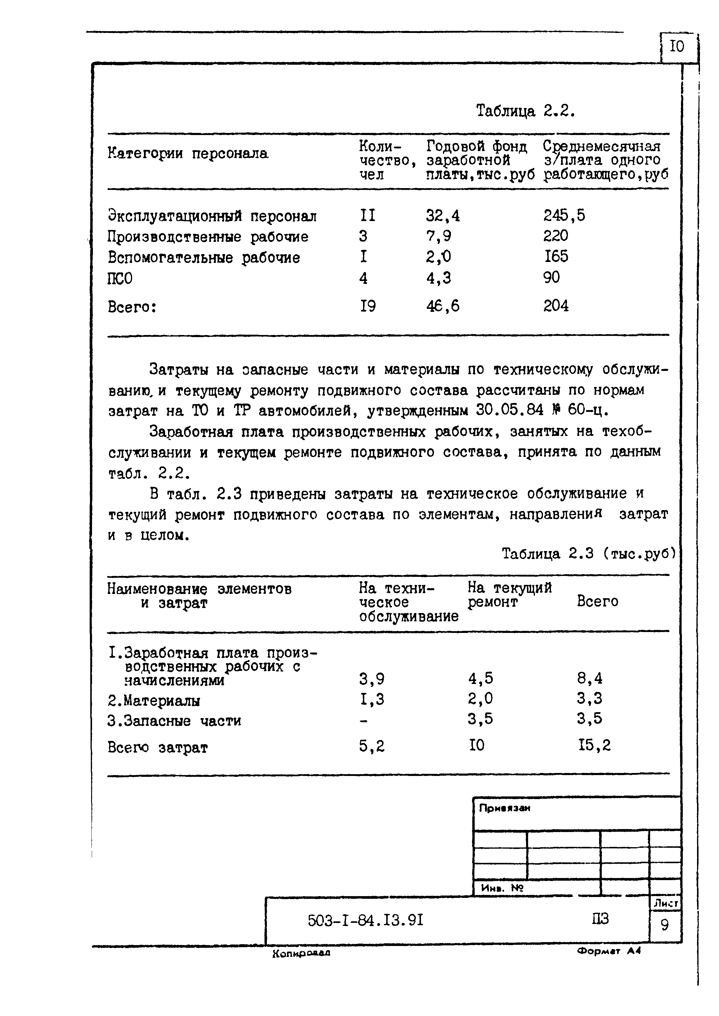 Типовой проект 503-1-84.13.91