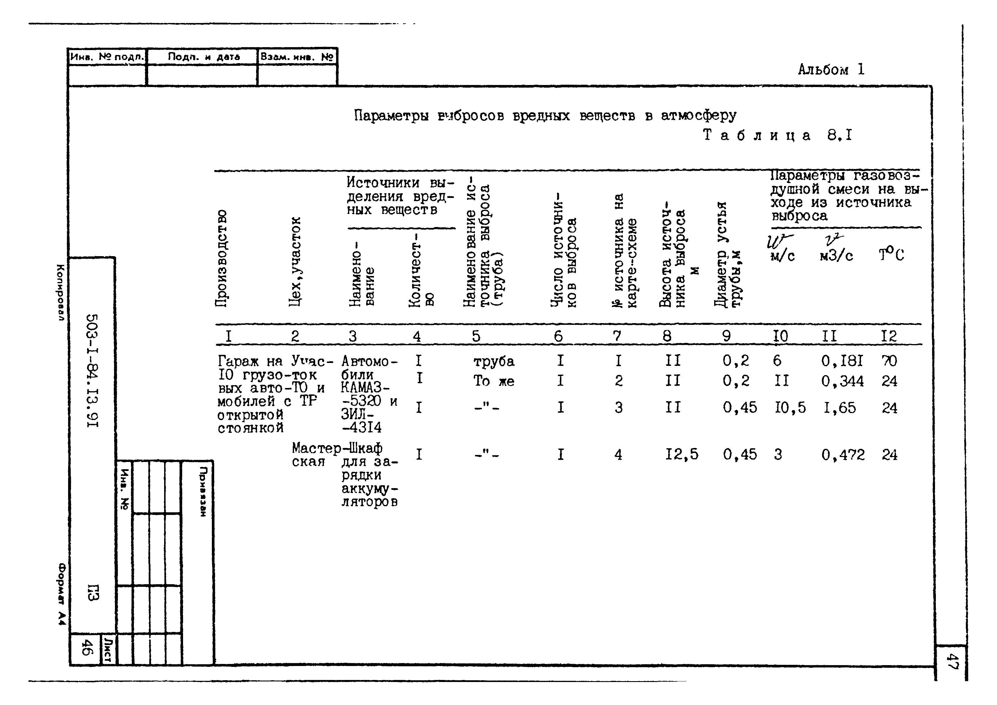 Типовой проект 503-1-84.13.91