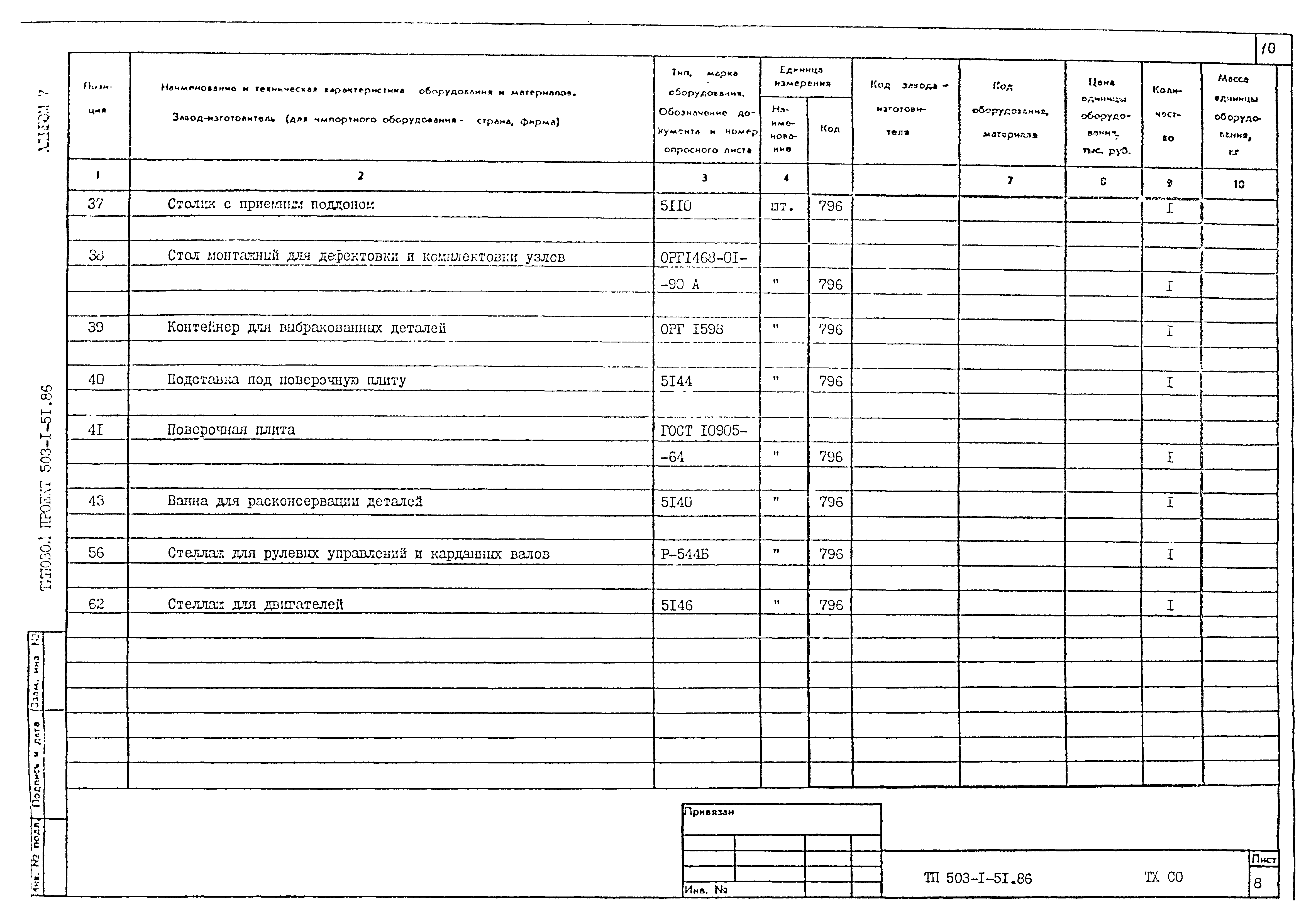 Типовой проект 503-1-51.86