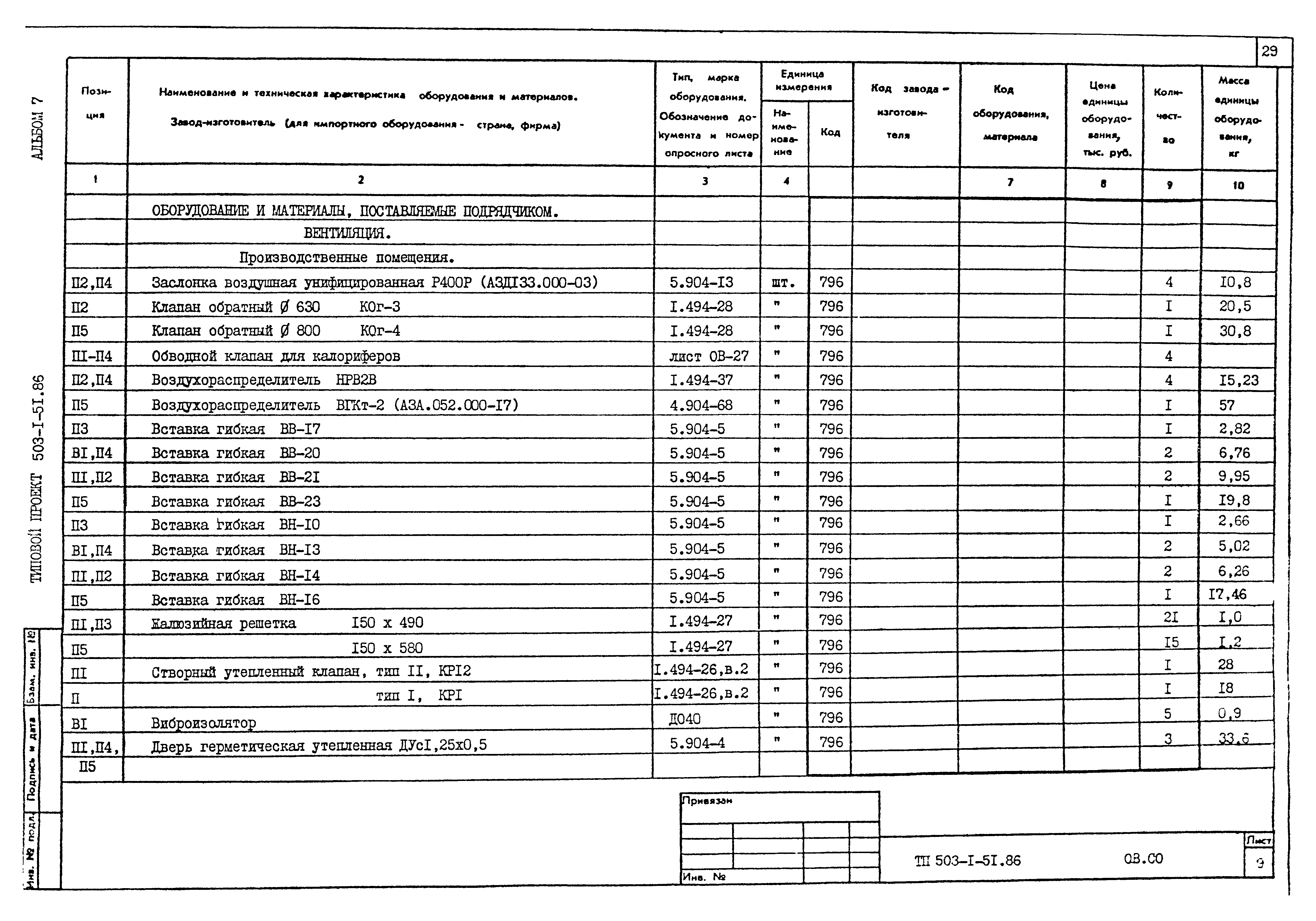 Типовой проект 503-1-51.86