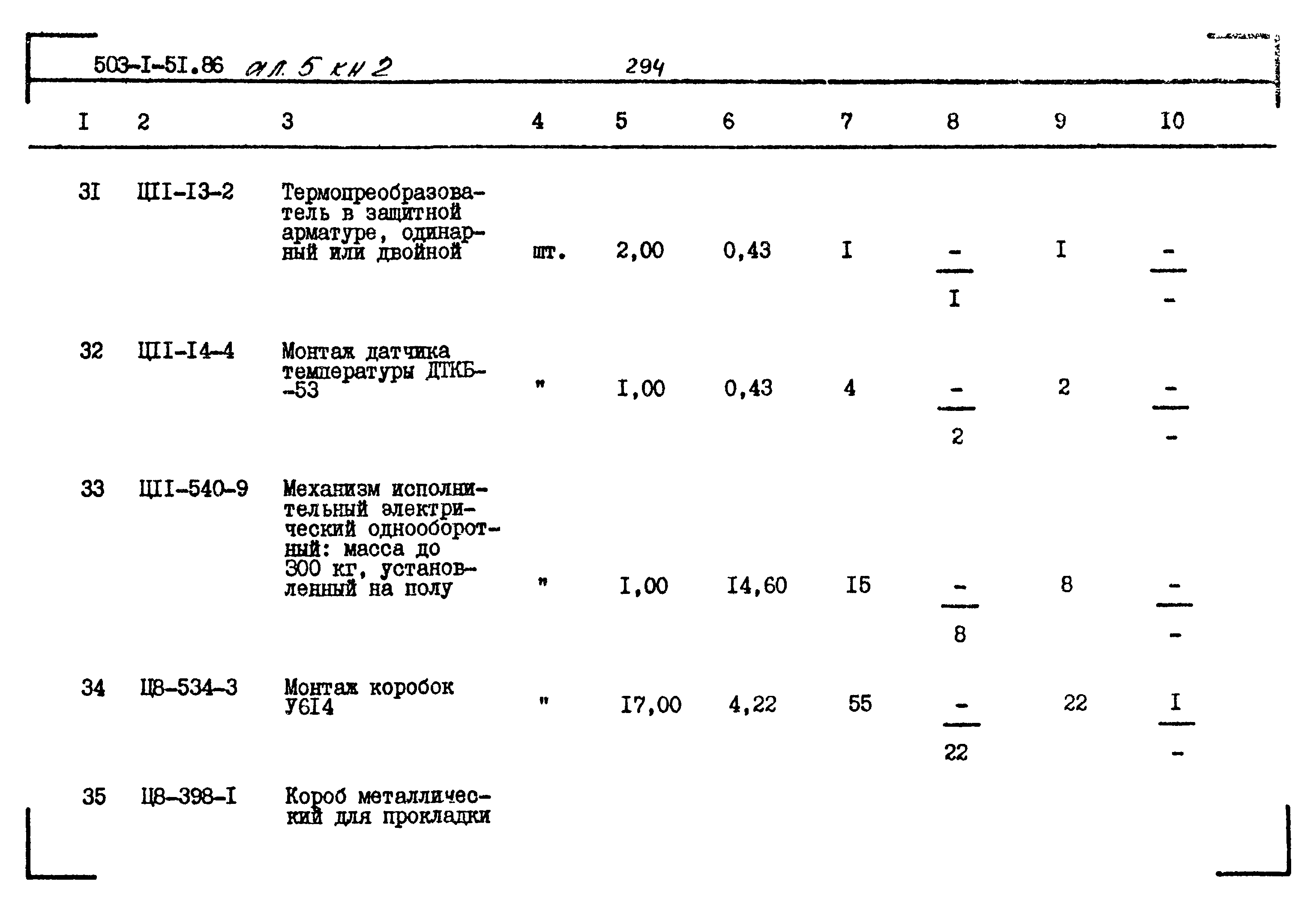 Типовой проект 503-1-51.86