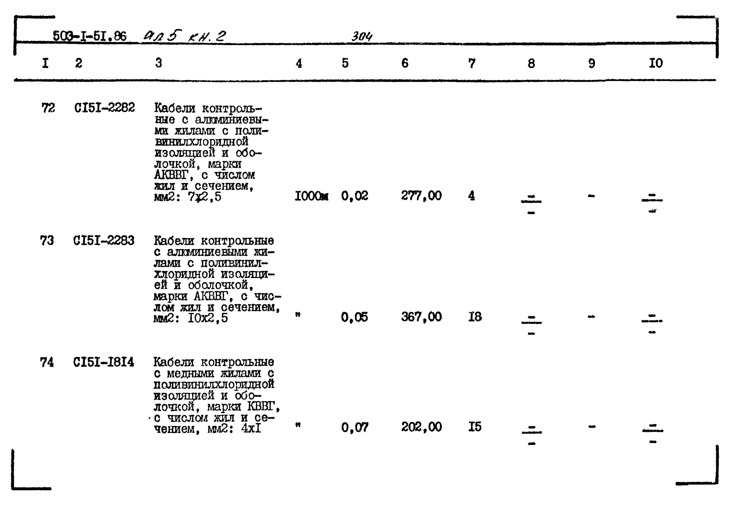 Типовой проект 503-1-51.86