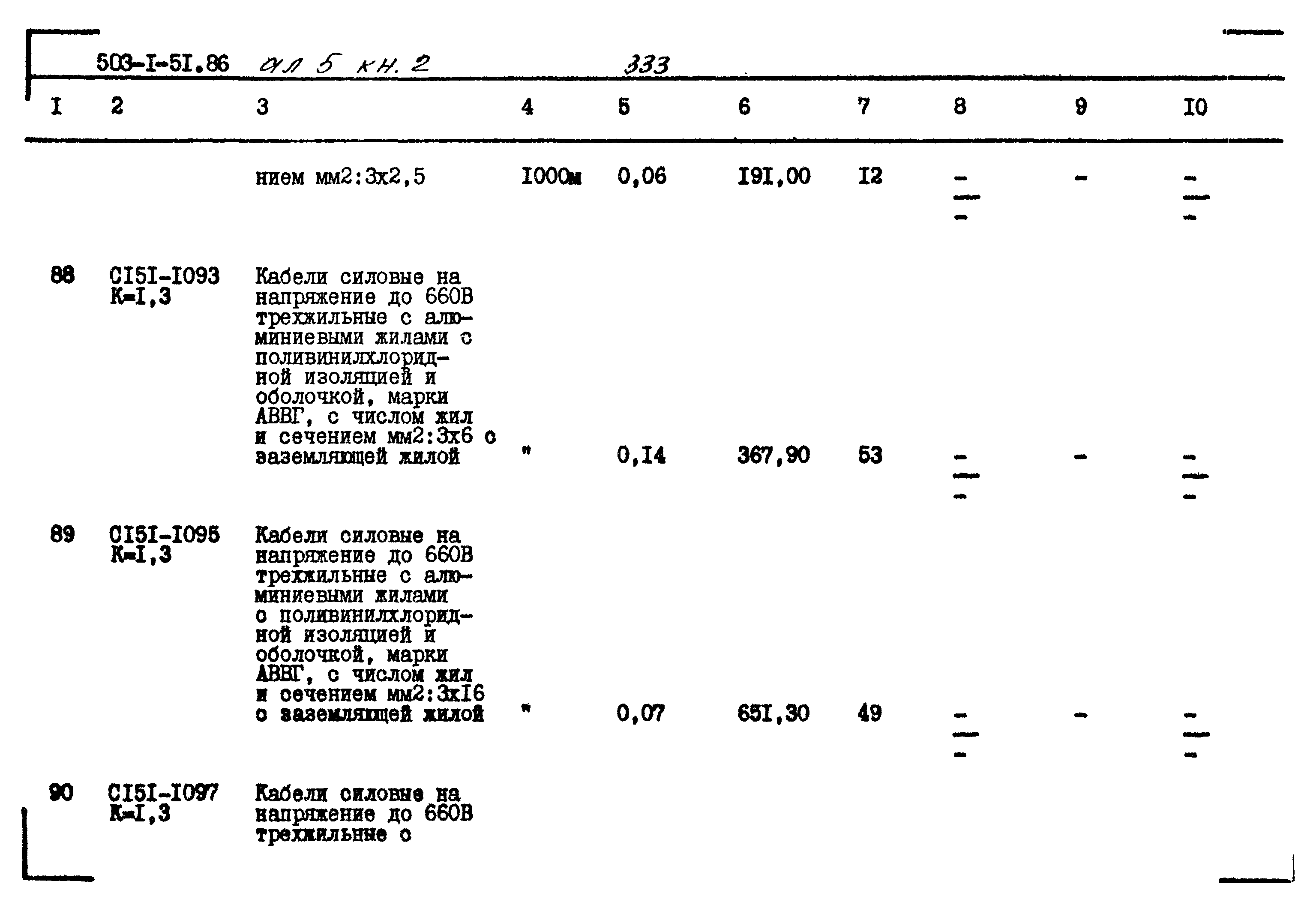 Типовой проект 503-1-51.86