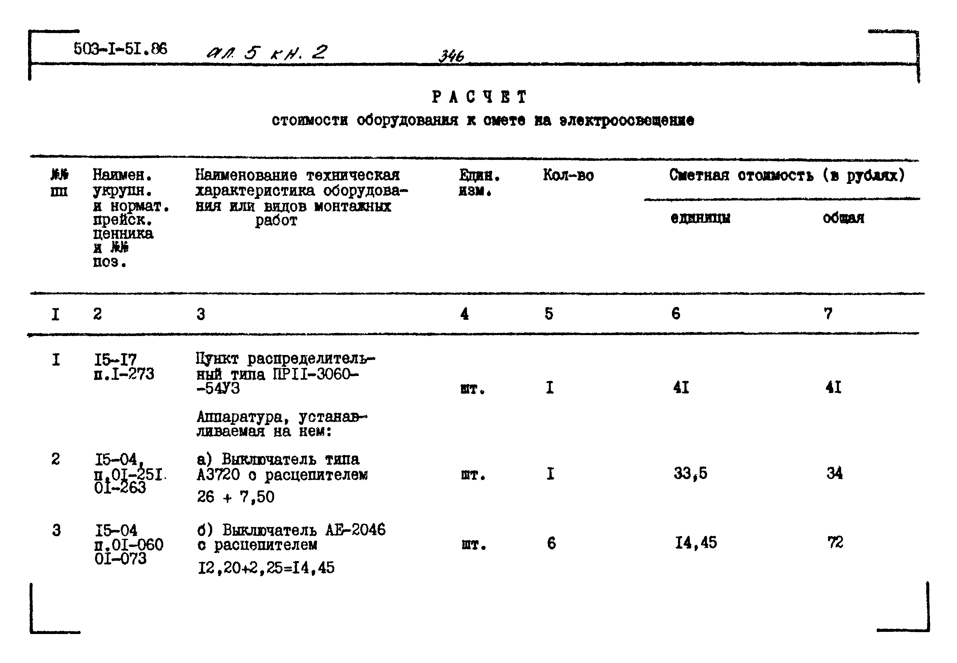 Типовой проект 503-1-51.86