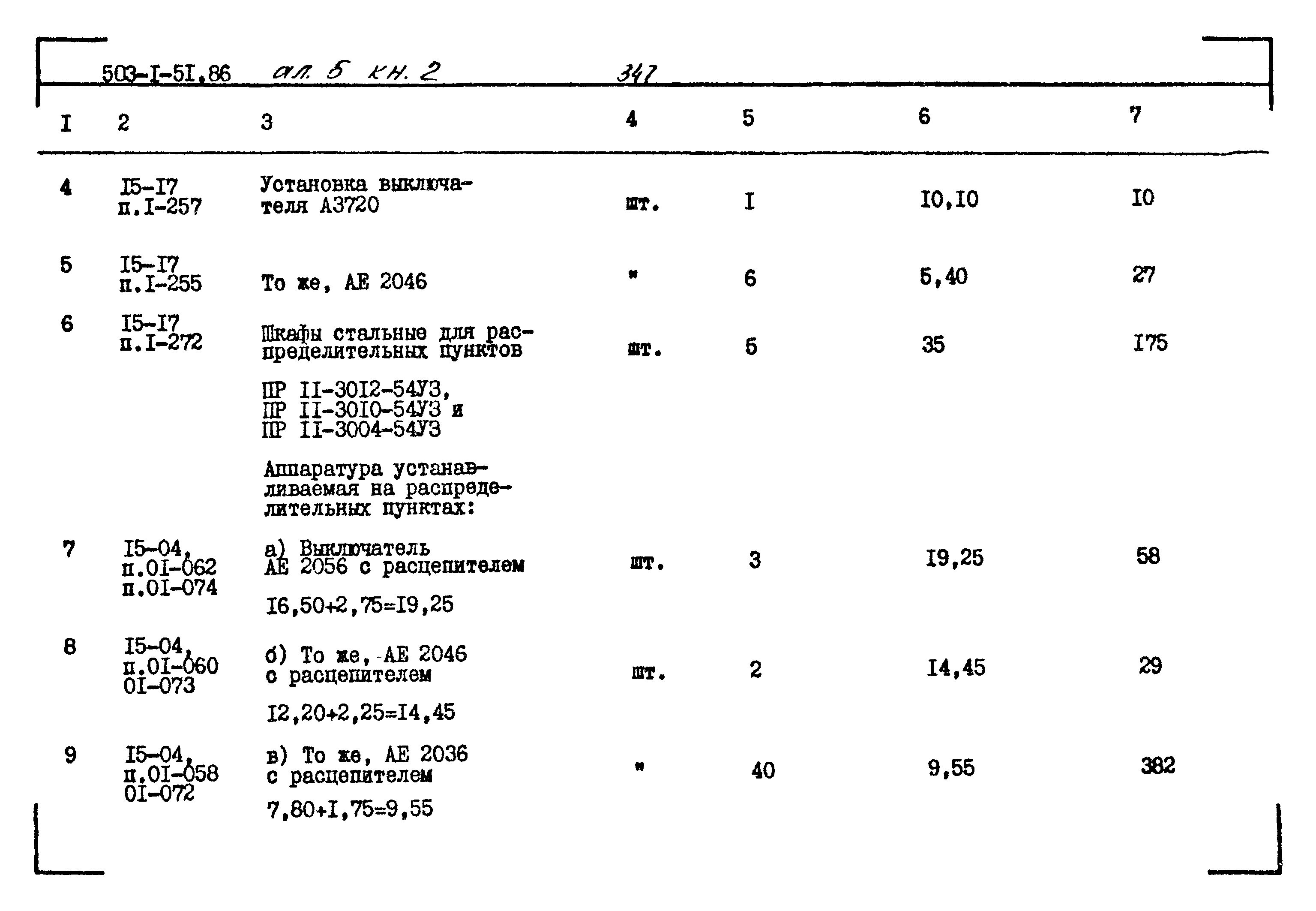 Типовой проект 503-1-51.86