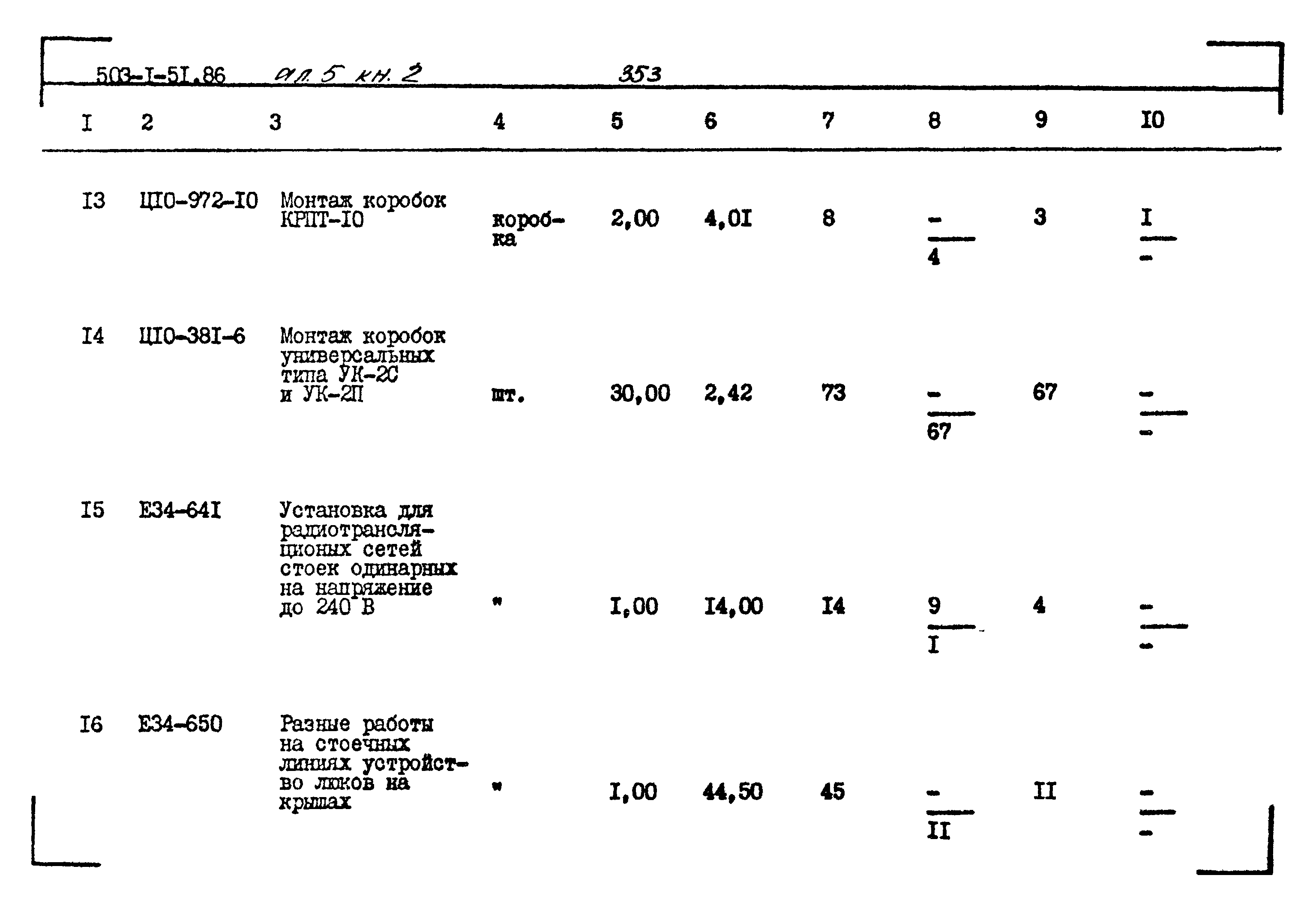 Типовой проект 503-1-51.86