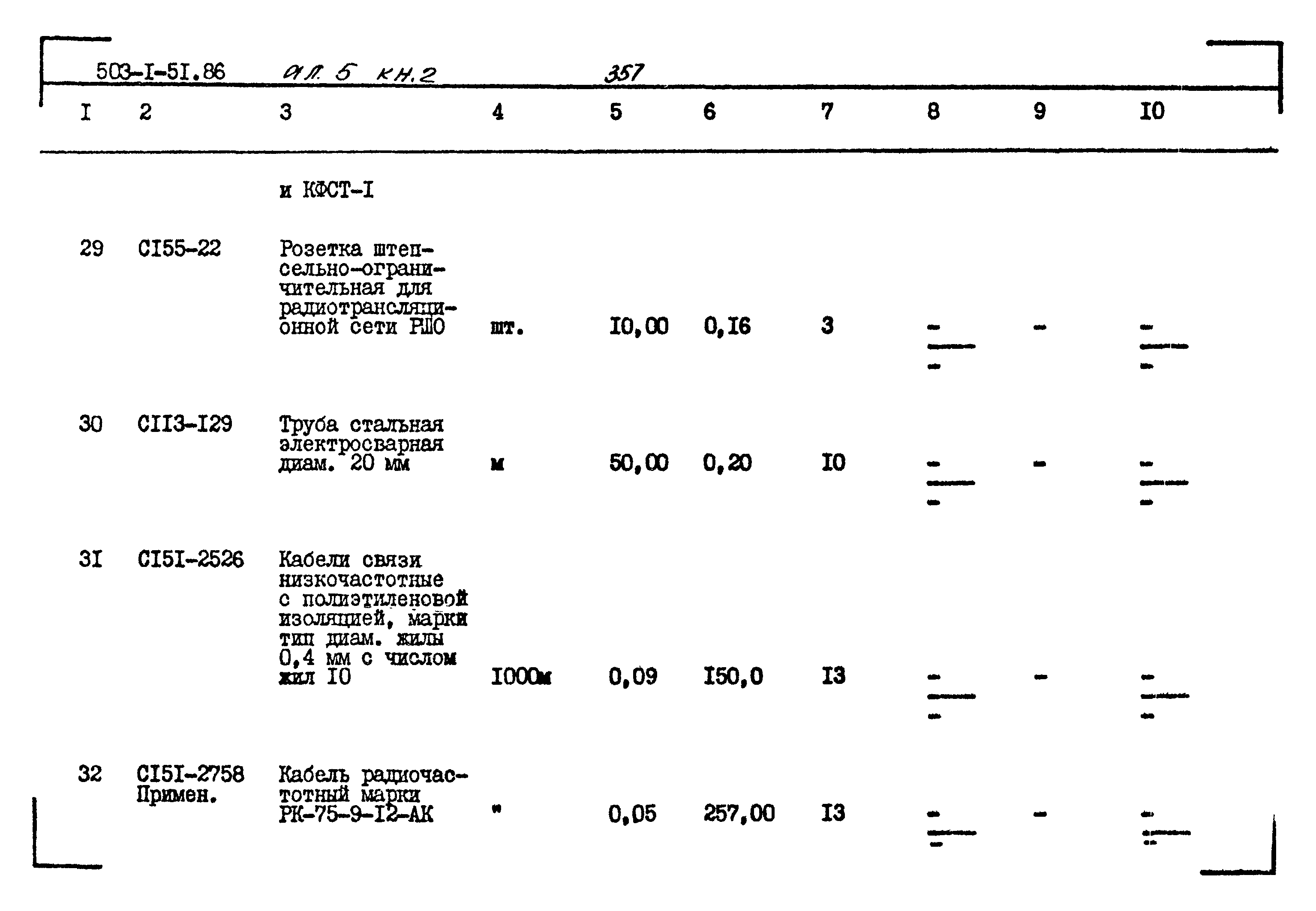 Типовой проект 503-1-51.86