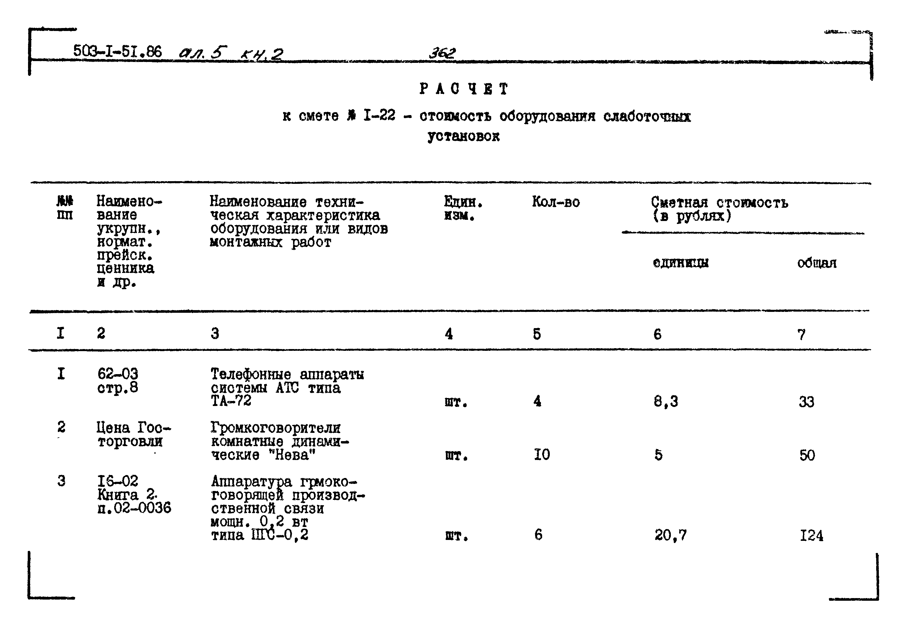 Типовой проект 503-1-51.86