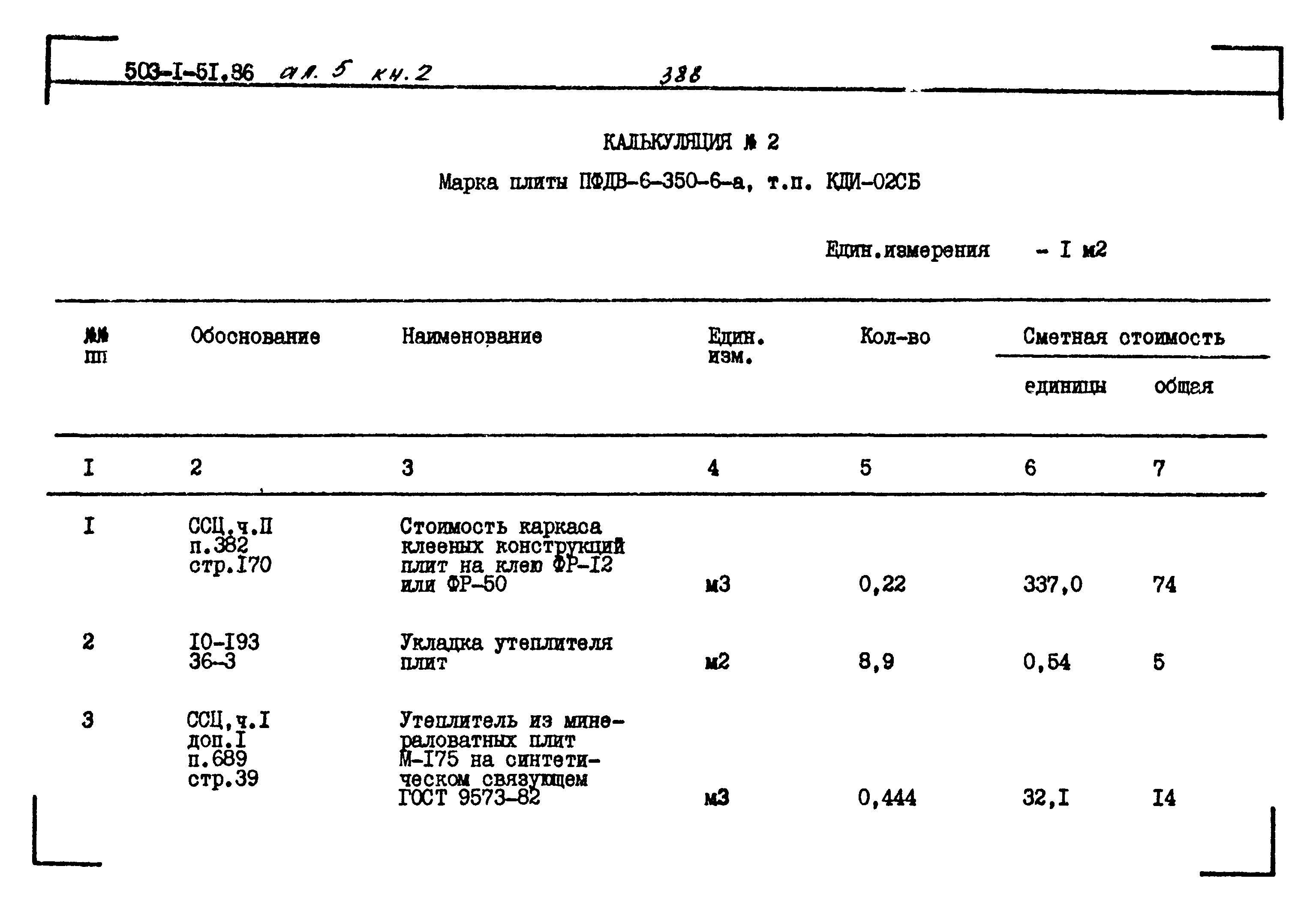 Типовой проект 503-1-51.86