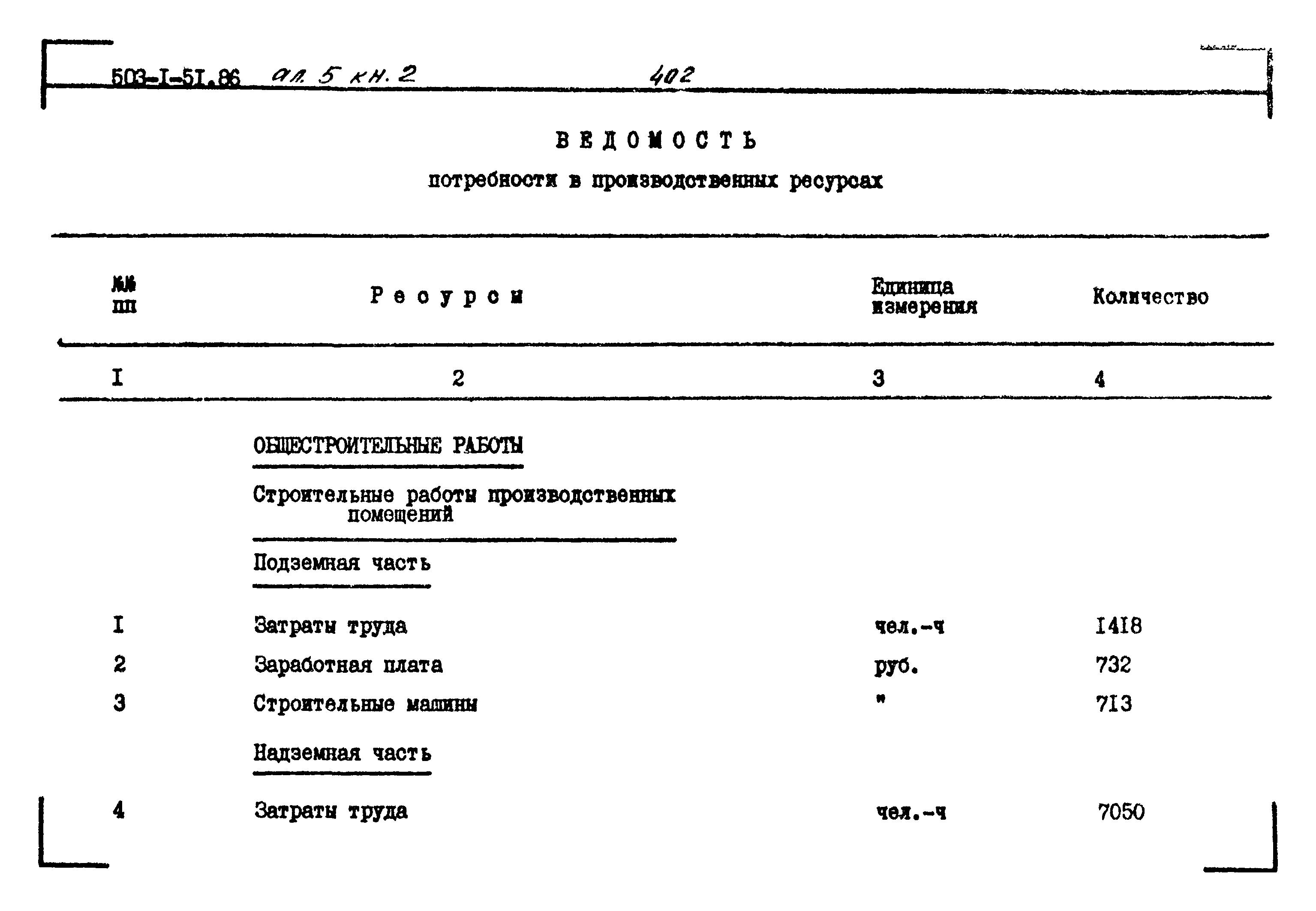 Типовой проект 503-1-51.86