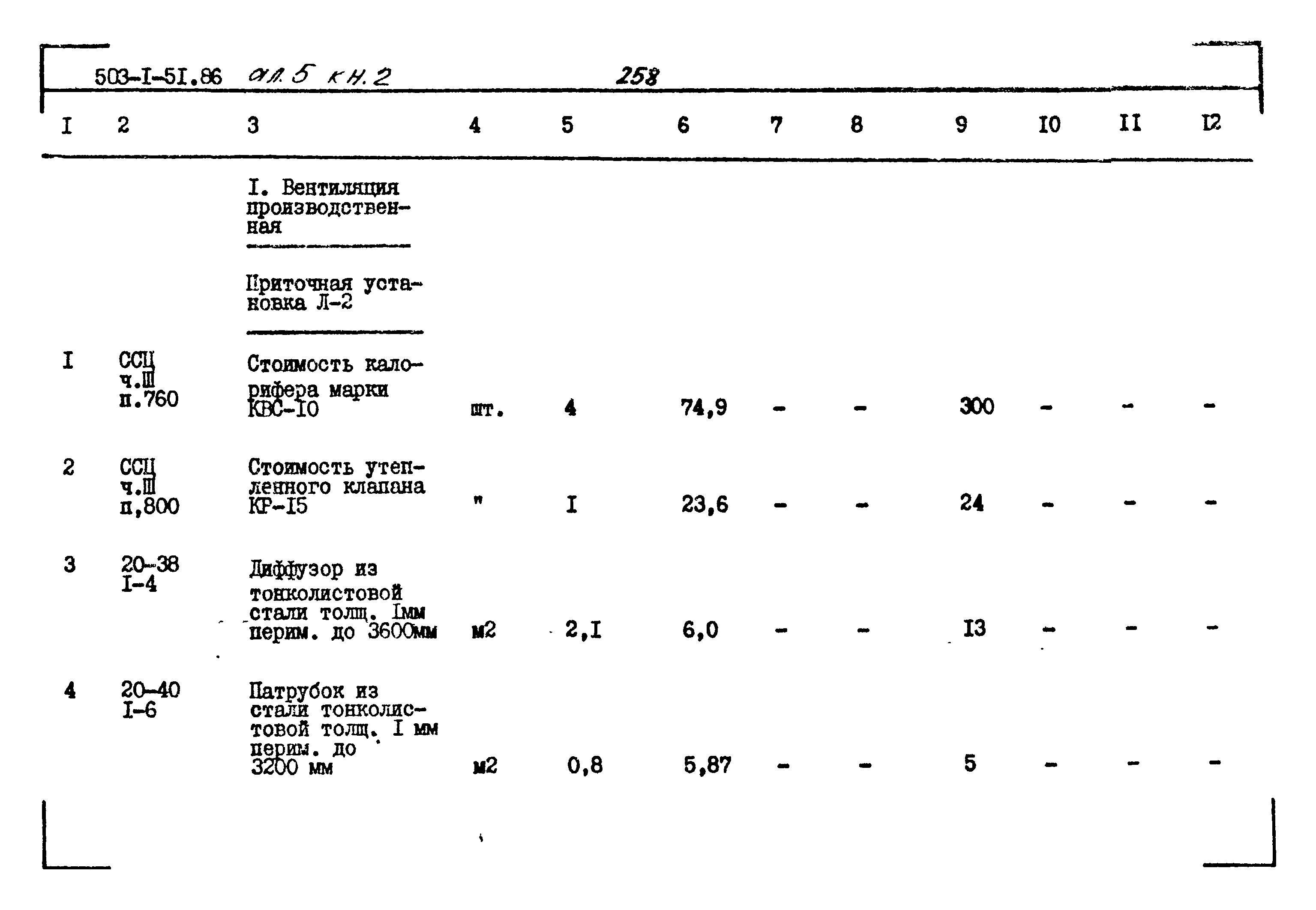 Типовой проект 503-1-51.86