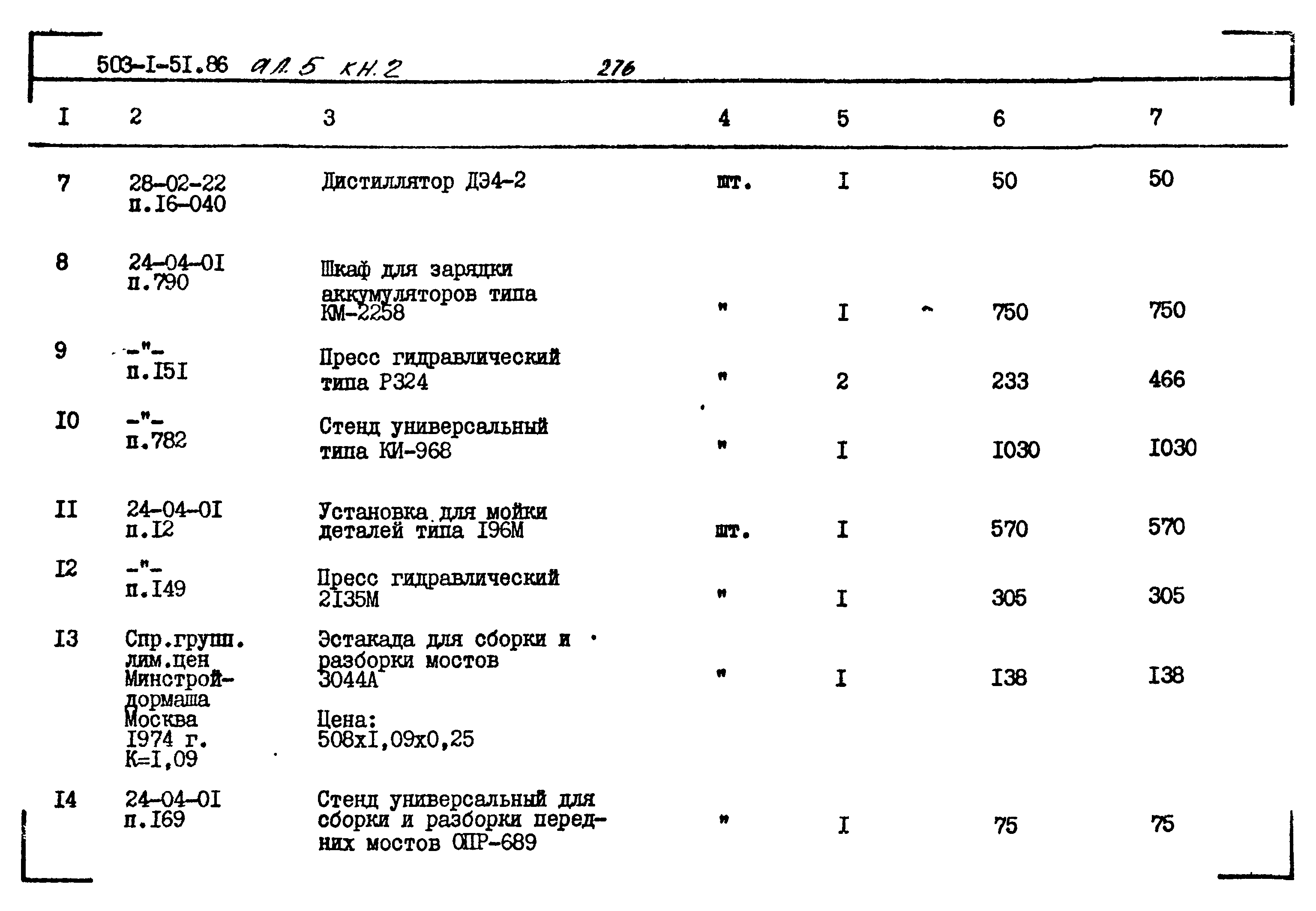 Типовой проект 503-1-51.86