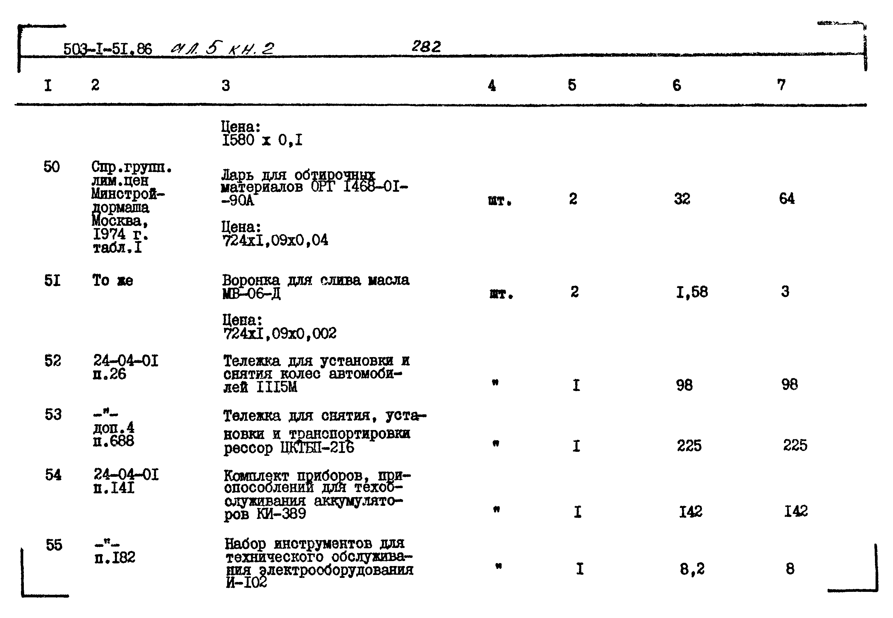 Типовой проект 503-1-51.86