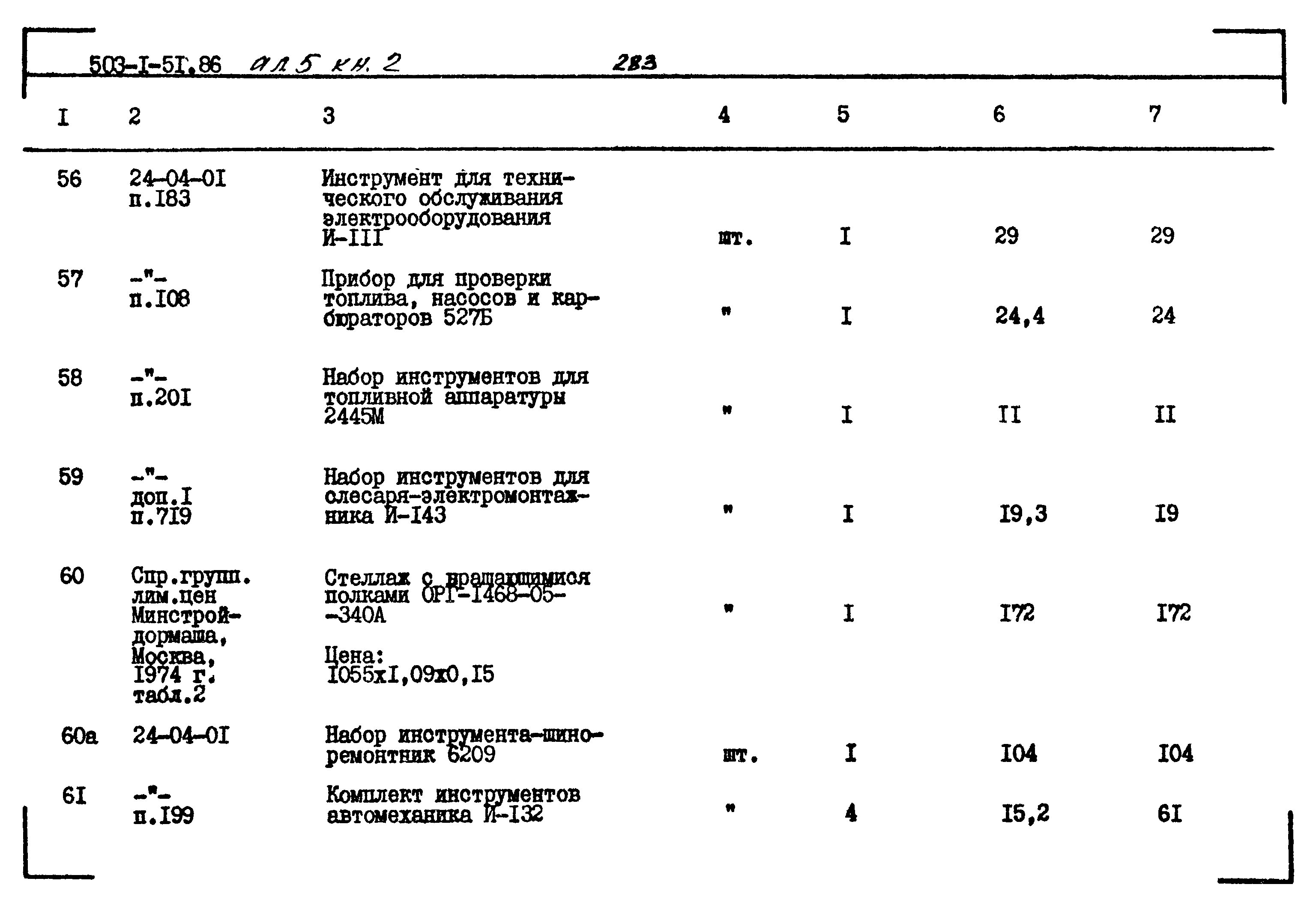 Типовой проект 503-1-51.86