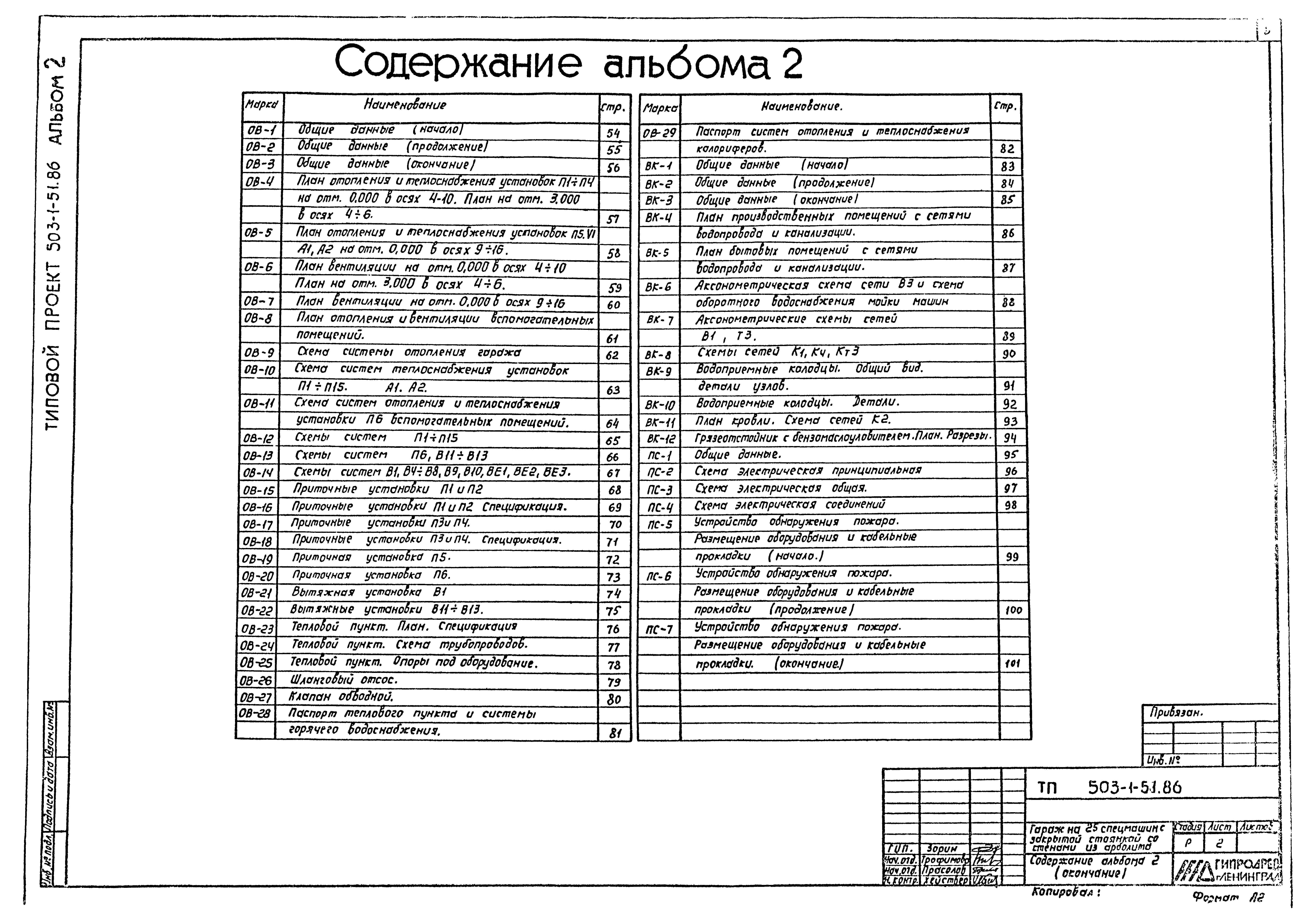 Типовой проект 503-1-51.86