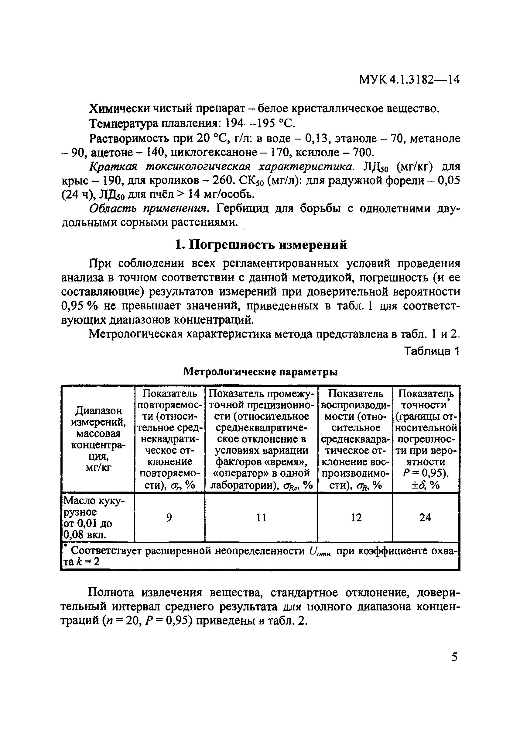 МУК 4.1.3182-14