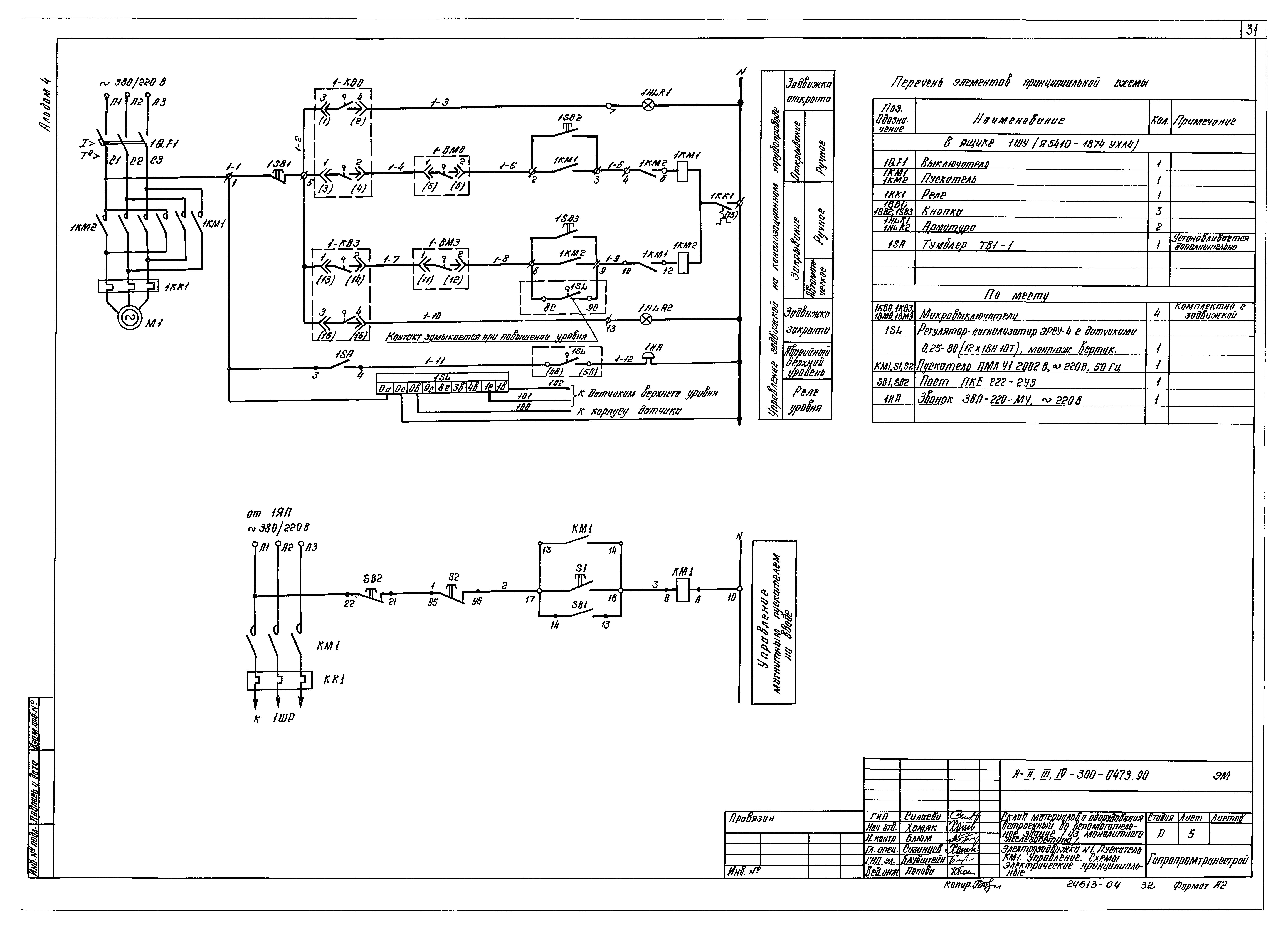 Типовые проектные решения А-II,III,IV-300-0472.90