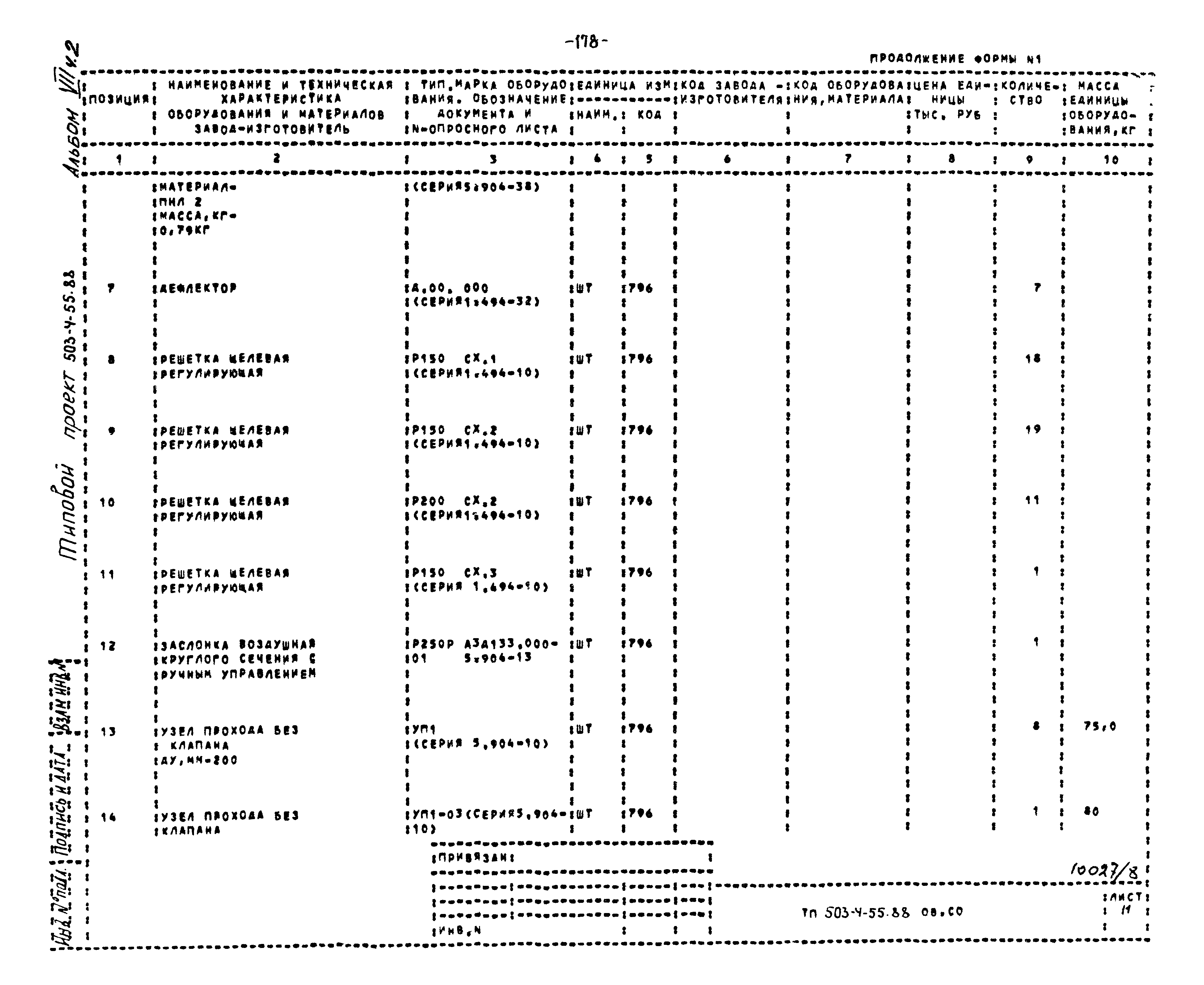 Типовой проект 503-4-55.88