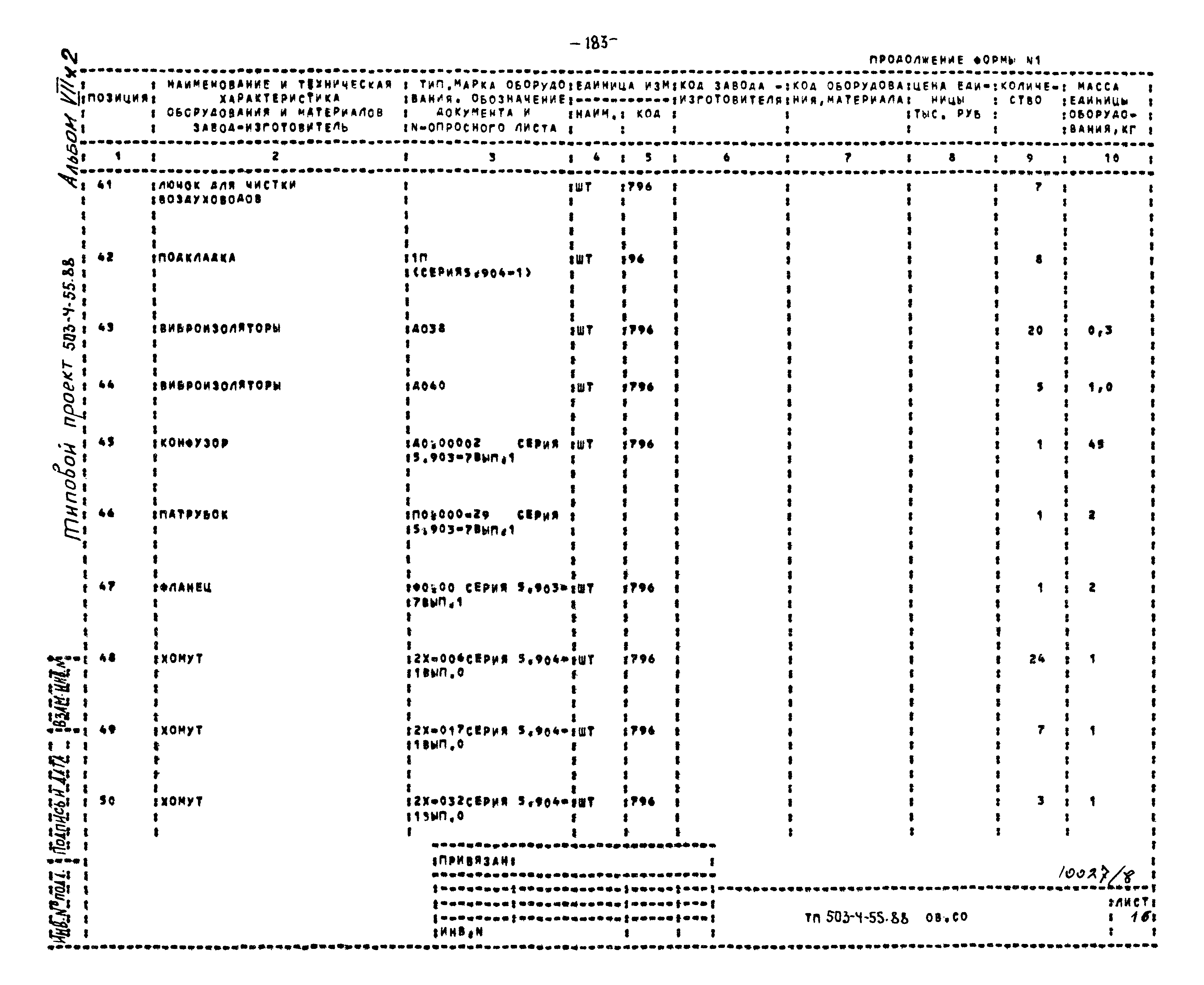 Типовой проект 503-4-55.88