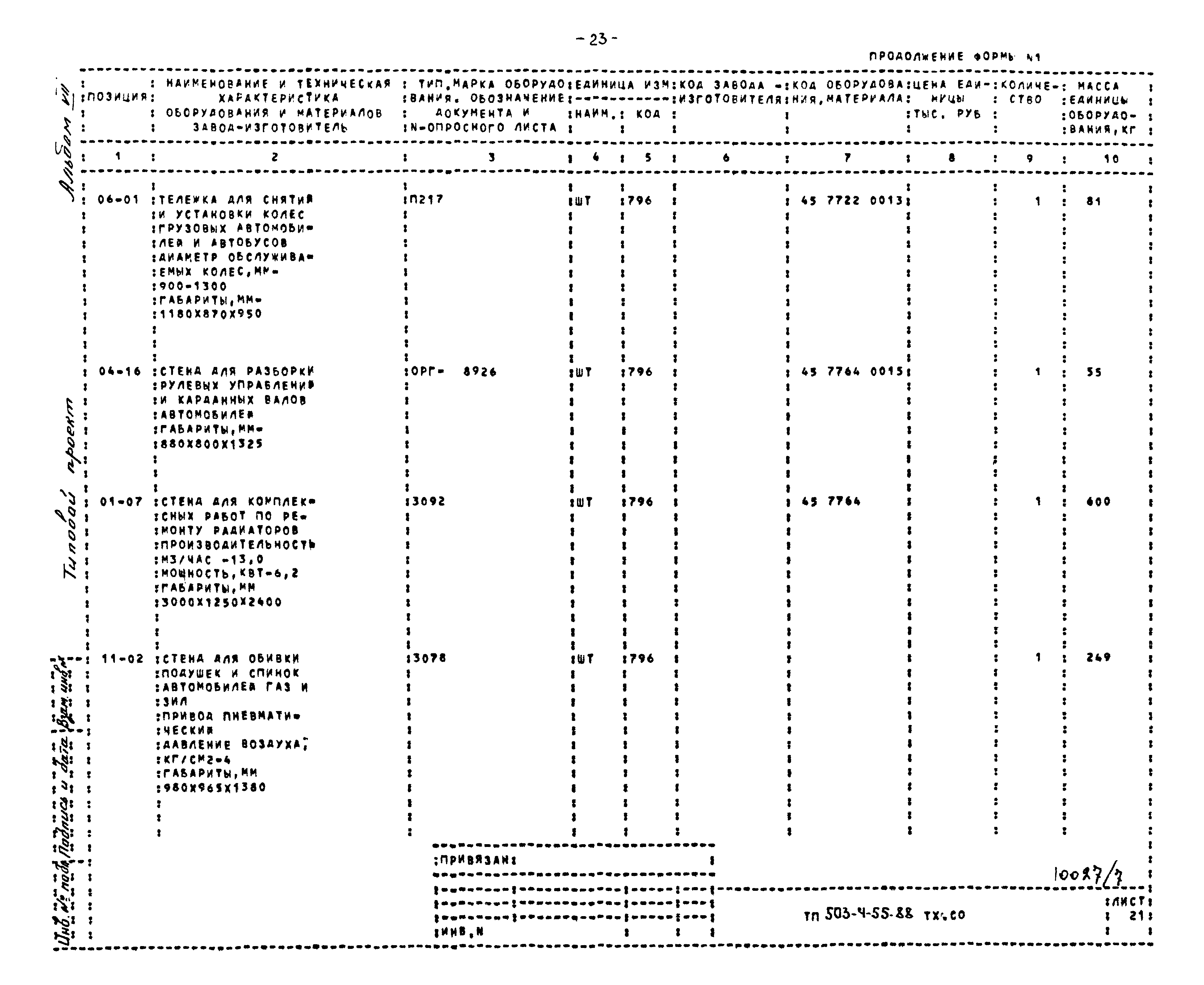 Типовой проект 503-4-55.88