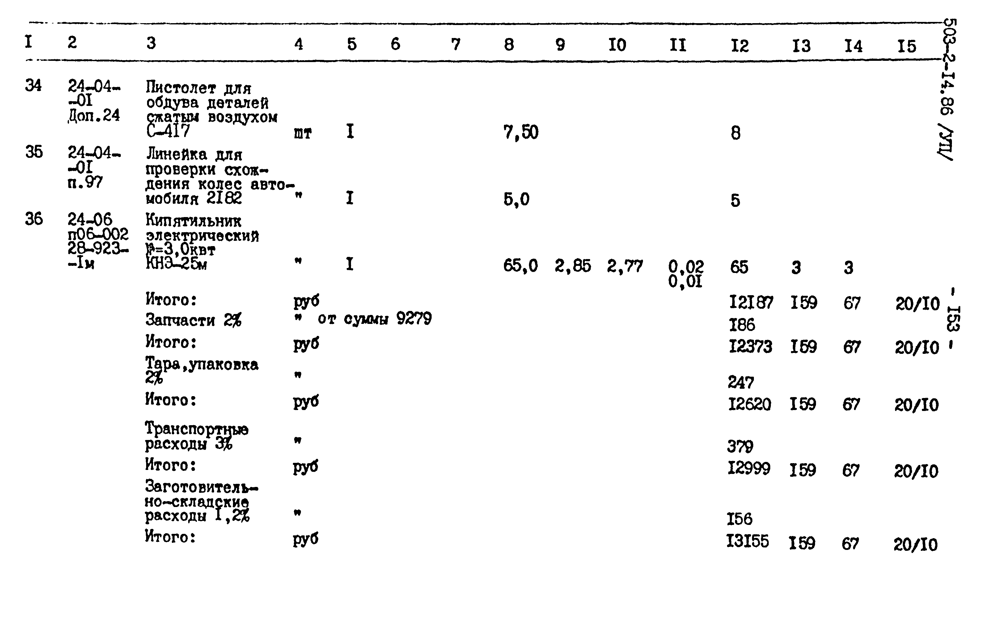 Типовой проект 503-2-14.86