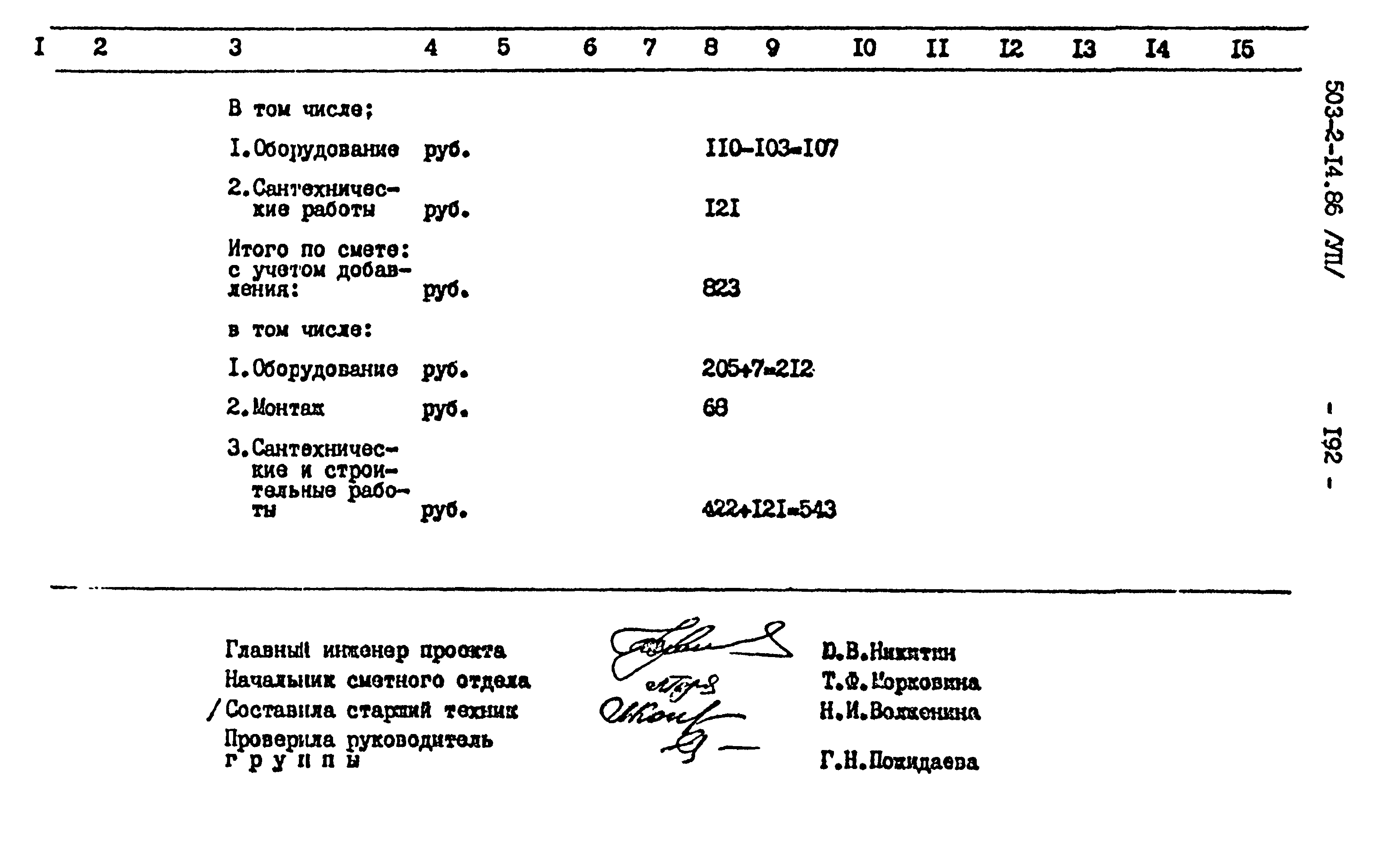 Типовой проект 503-2-14.86