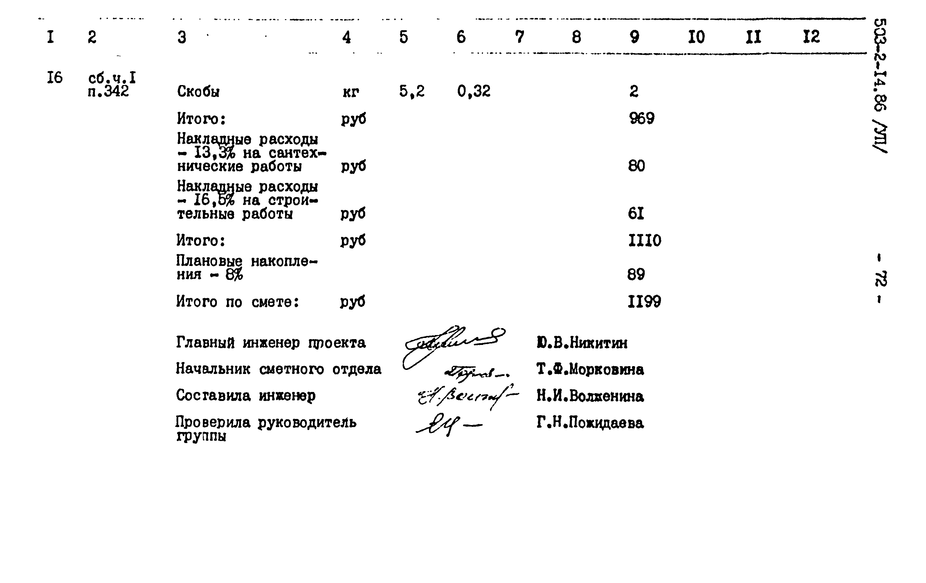 Типовой проект 503-2-14.86