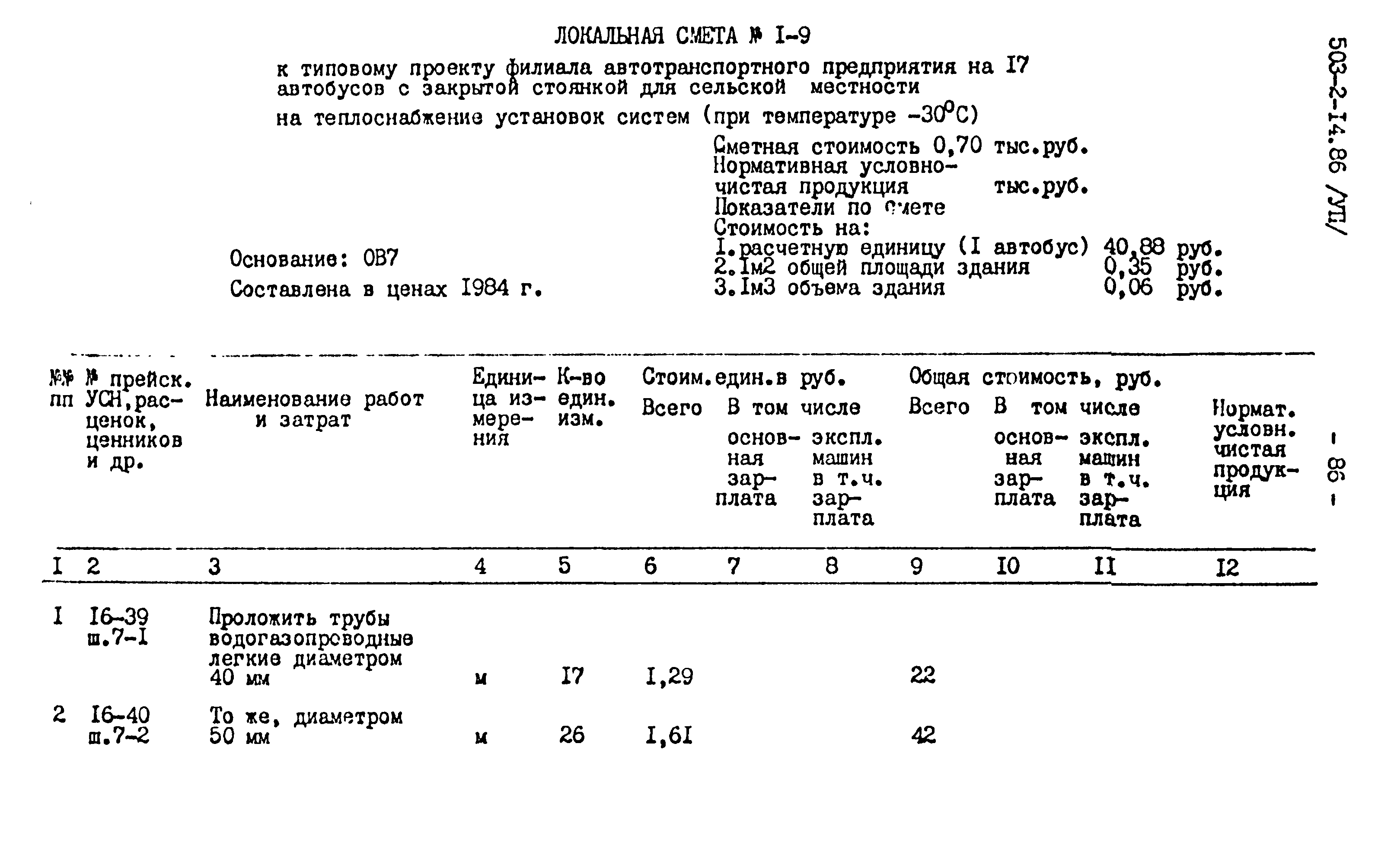 Типовой проект 503-2-14.86