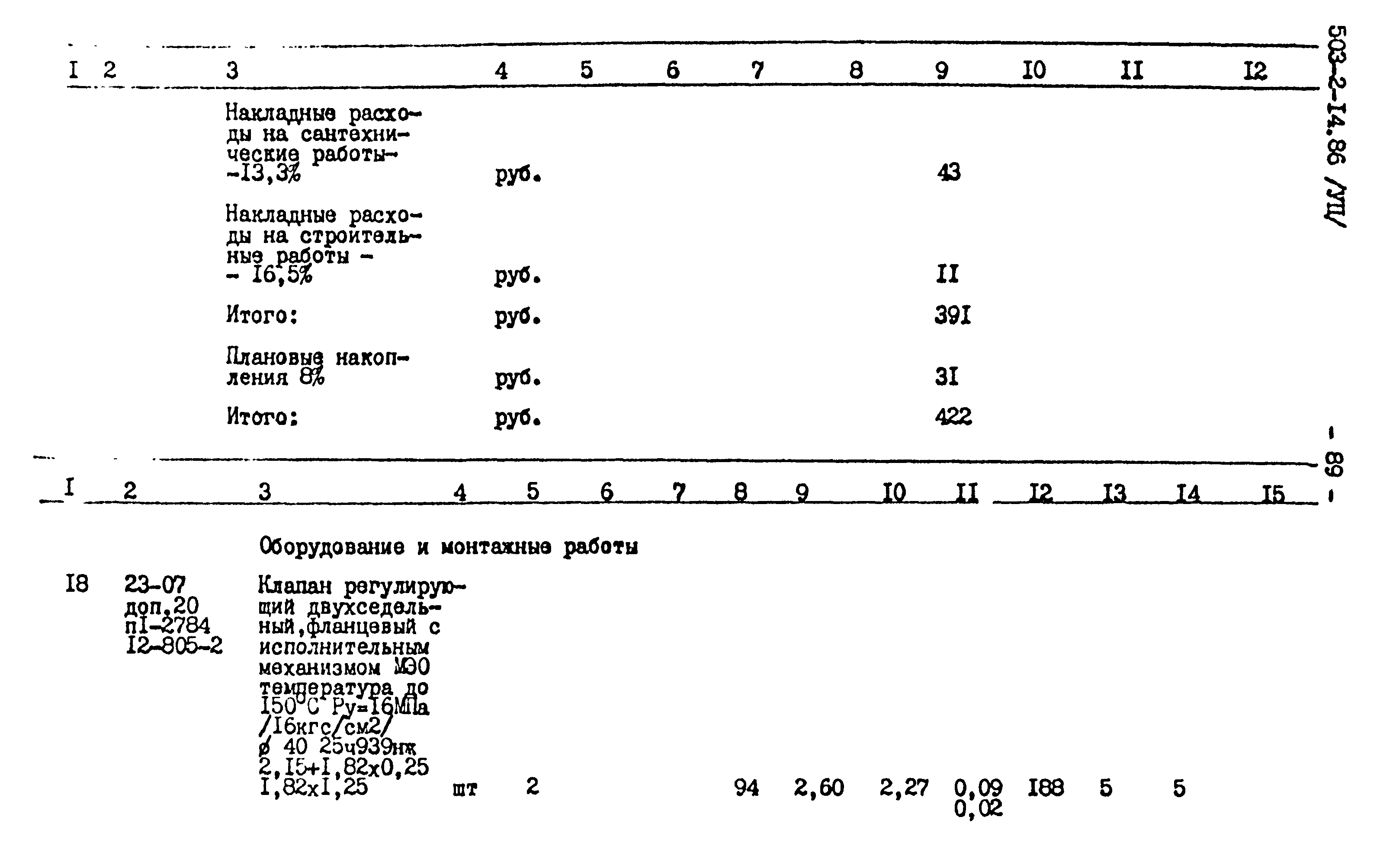 Типовой проект 503-2-14.86