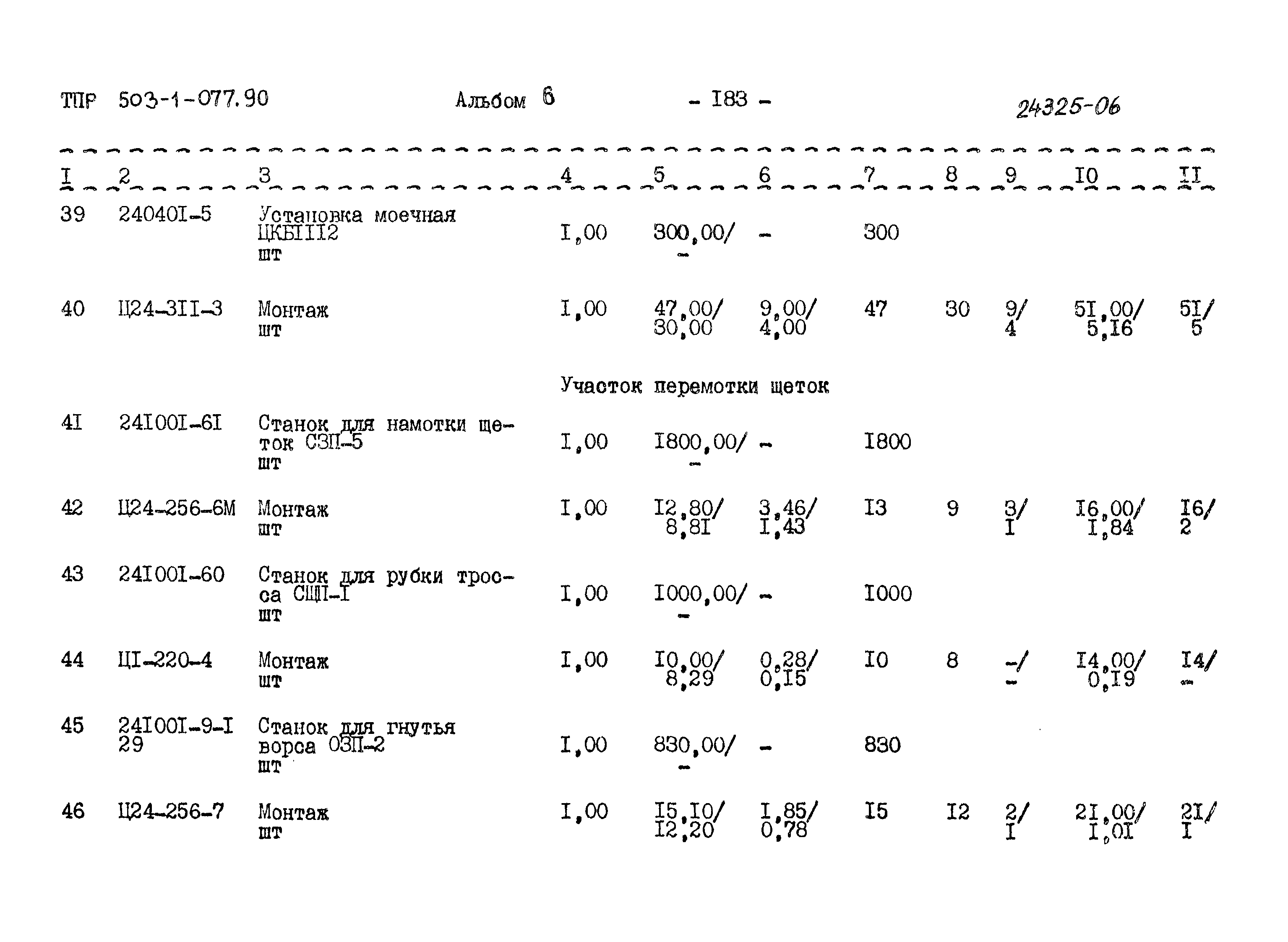 Типовые проектные решения 503-1-077.90