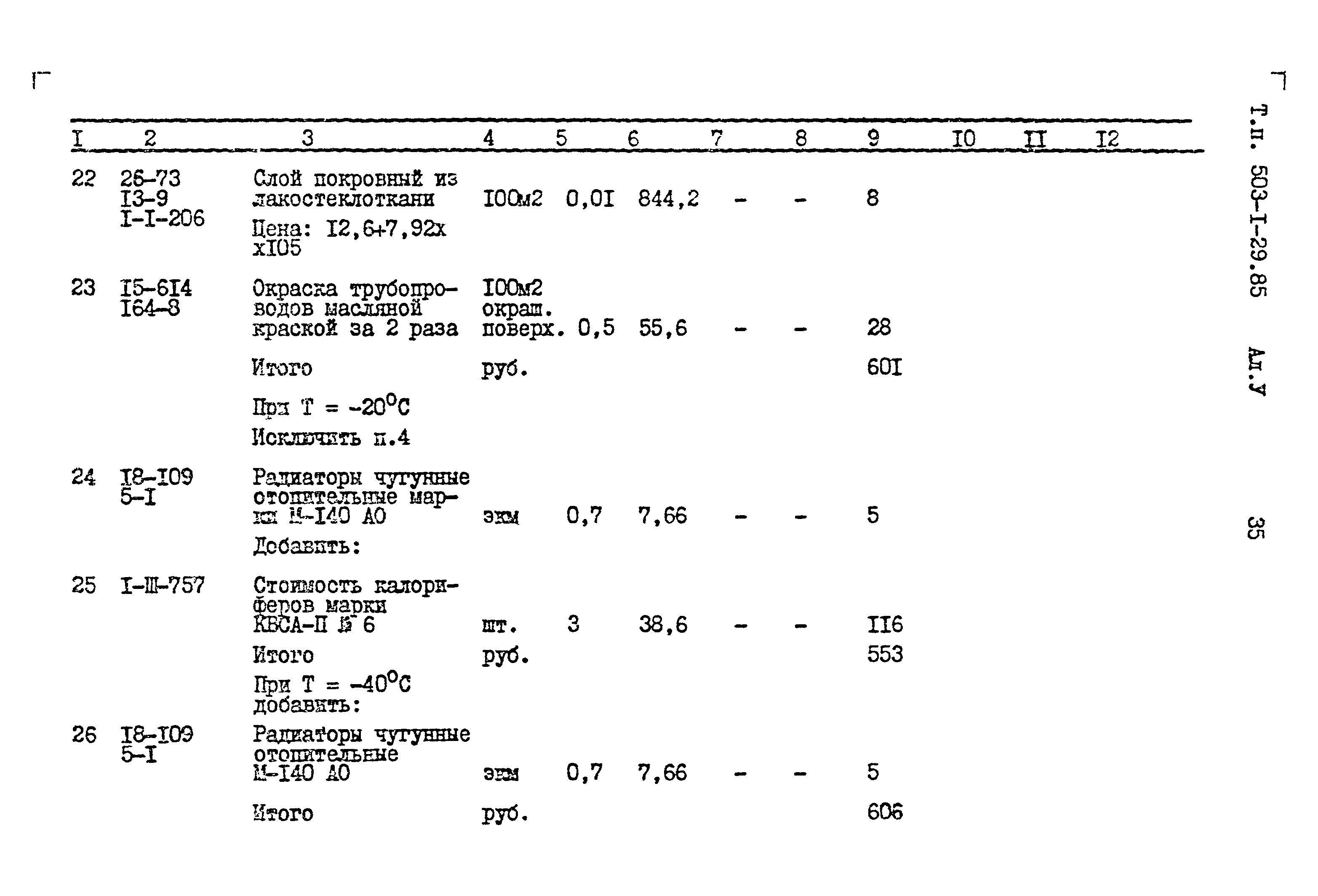 Типовой проект 503-1-29.85