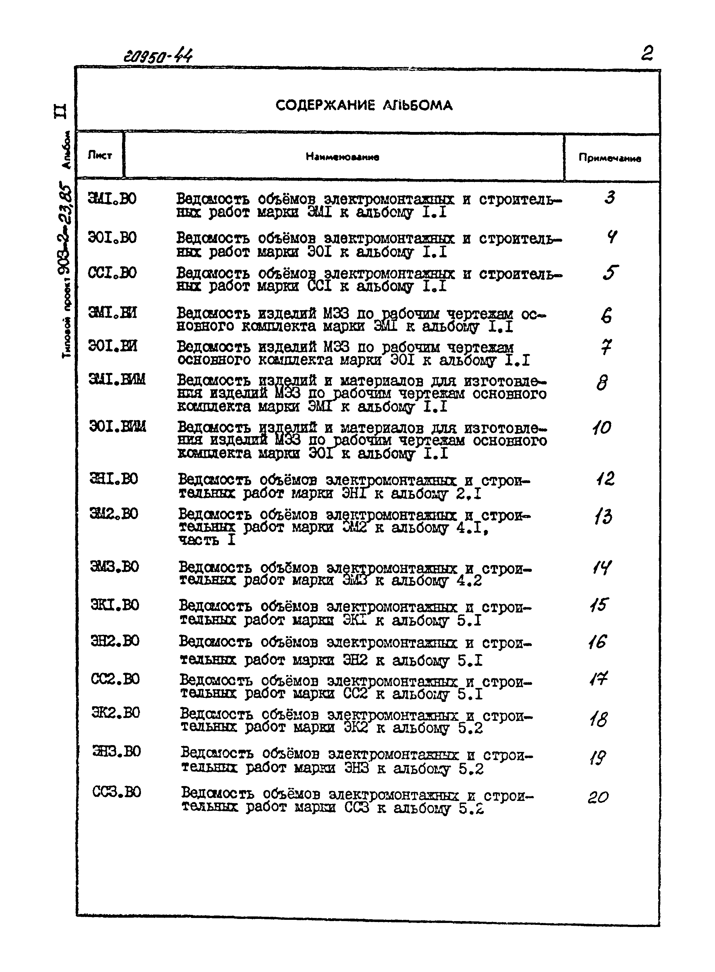 Типовой проект 903-2-23.85