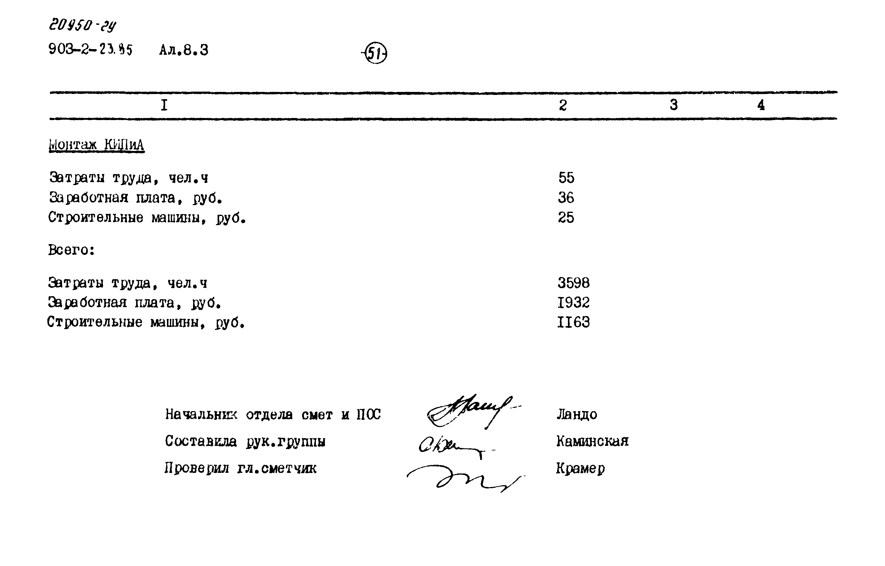 Типовой проект 903-2-23.85