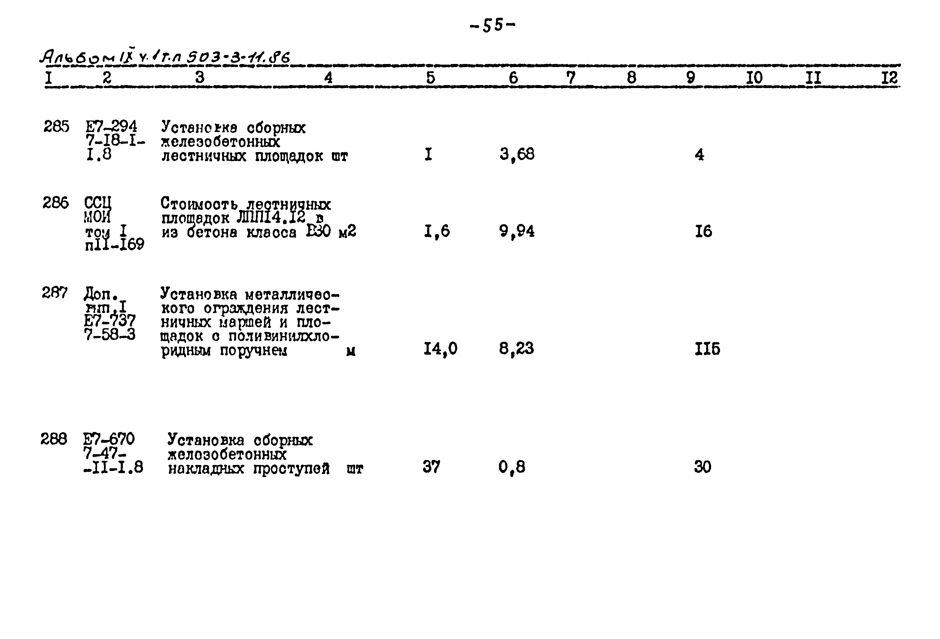 Типовой проект 503-3-11.86