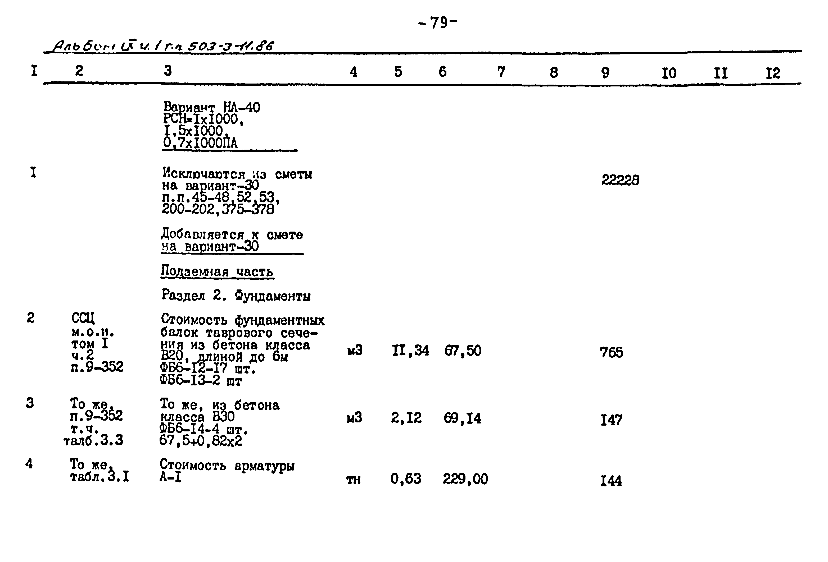 Типовой проект 503-3-11.86