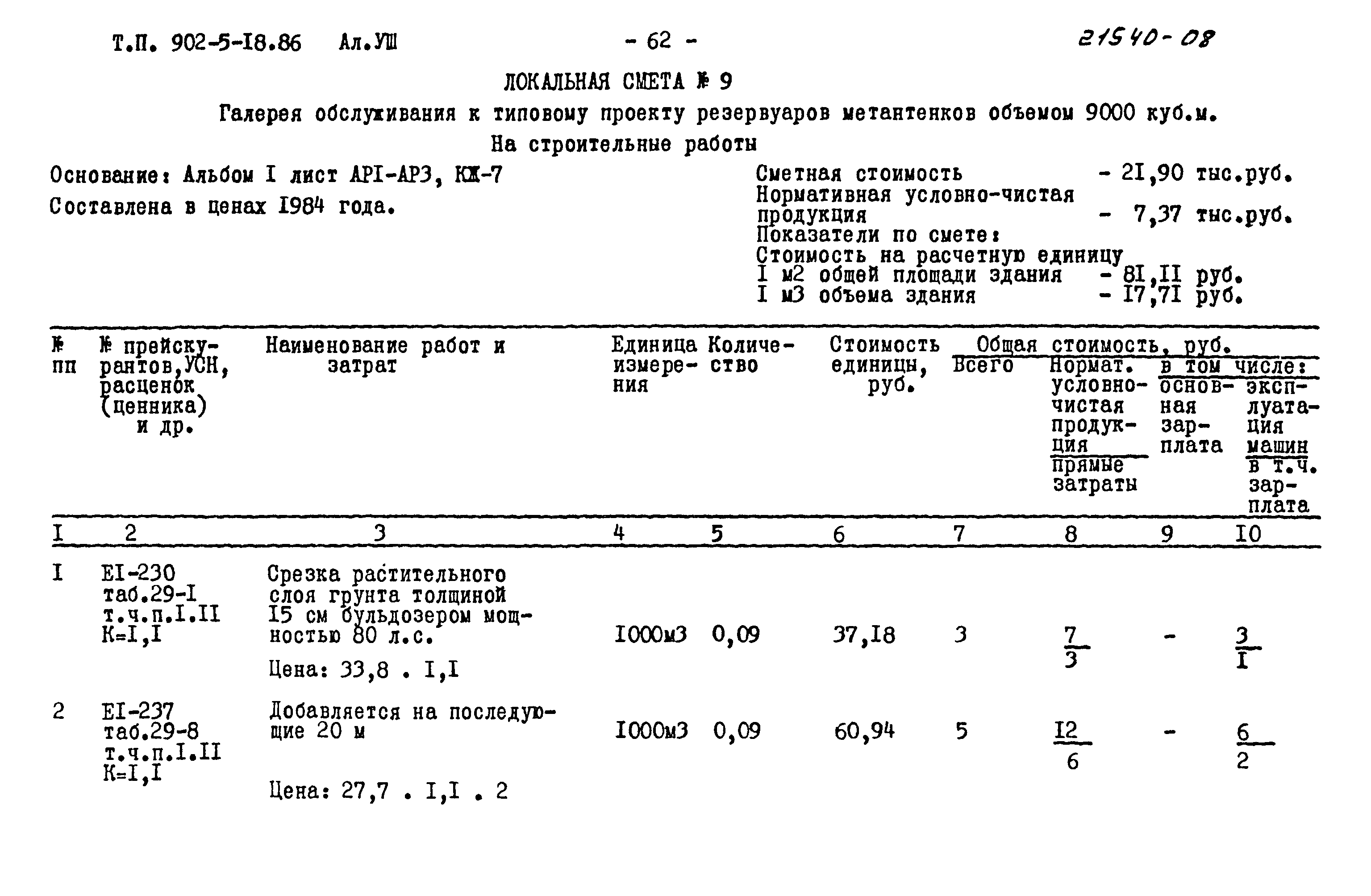 Типовой проект 902-5-18.86