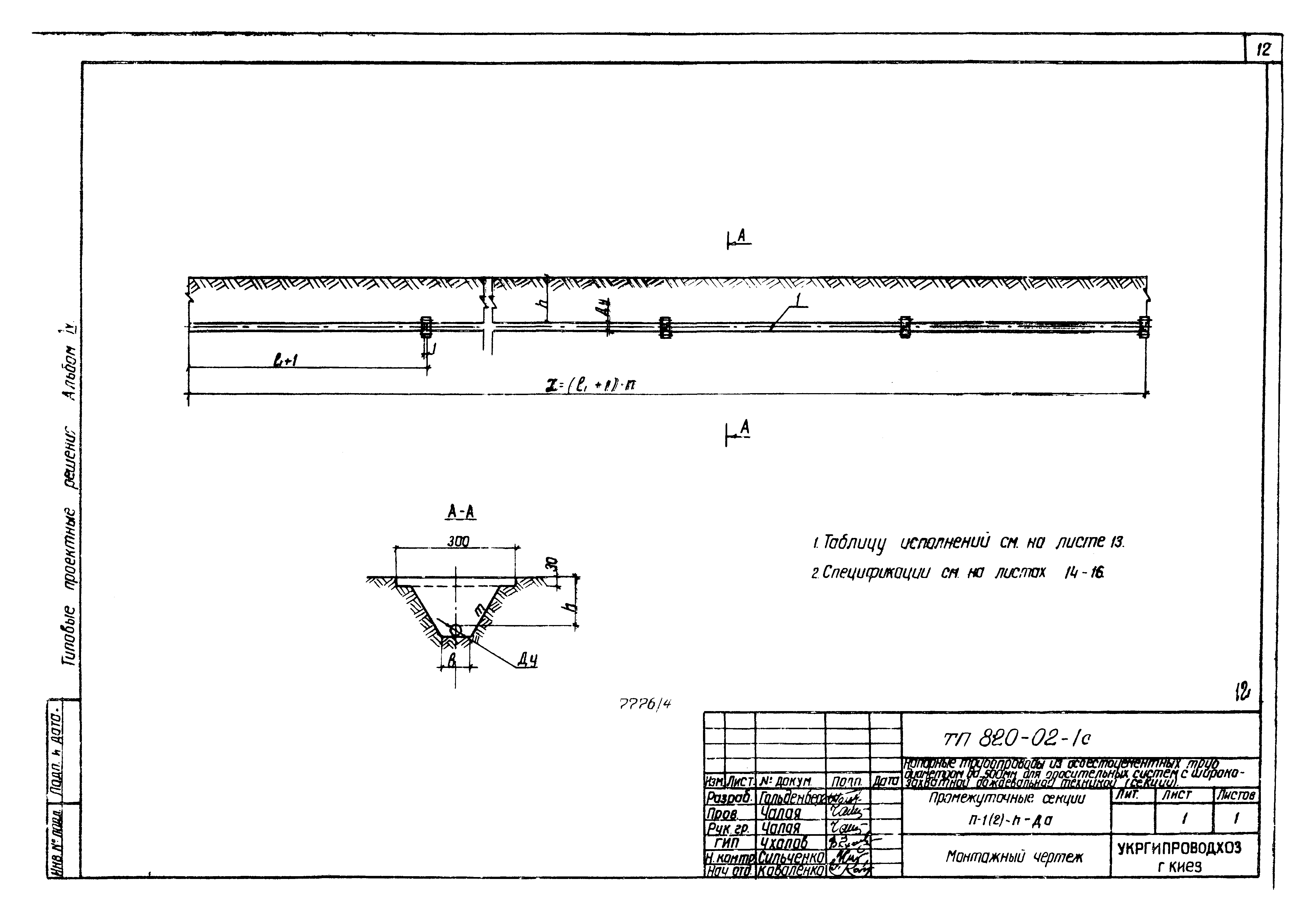 Типовые проектные решения 820-02-1с