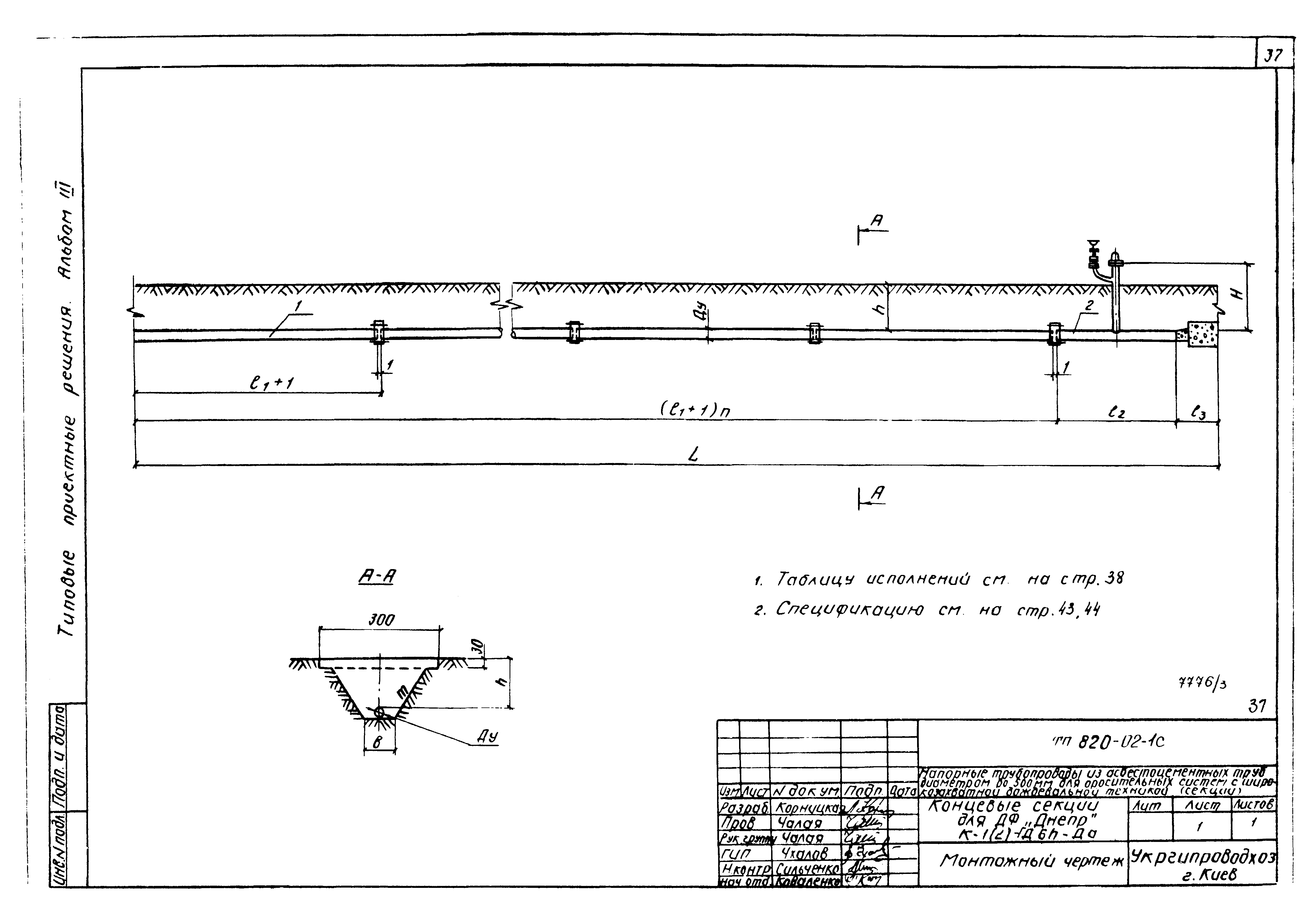 Типовые проектные решения 820-02-1с