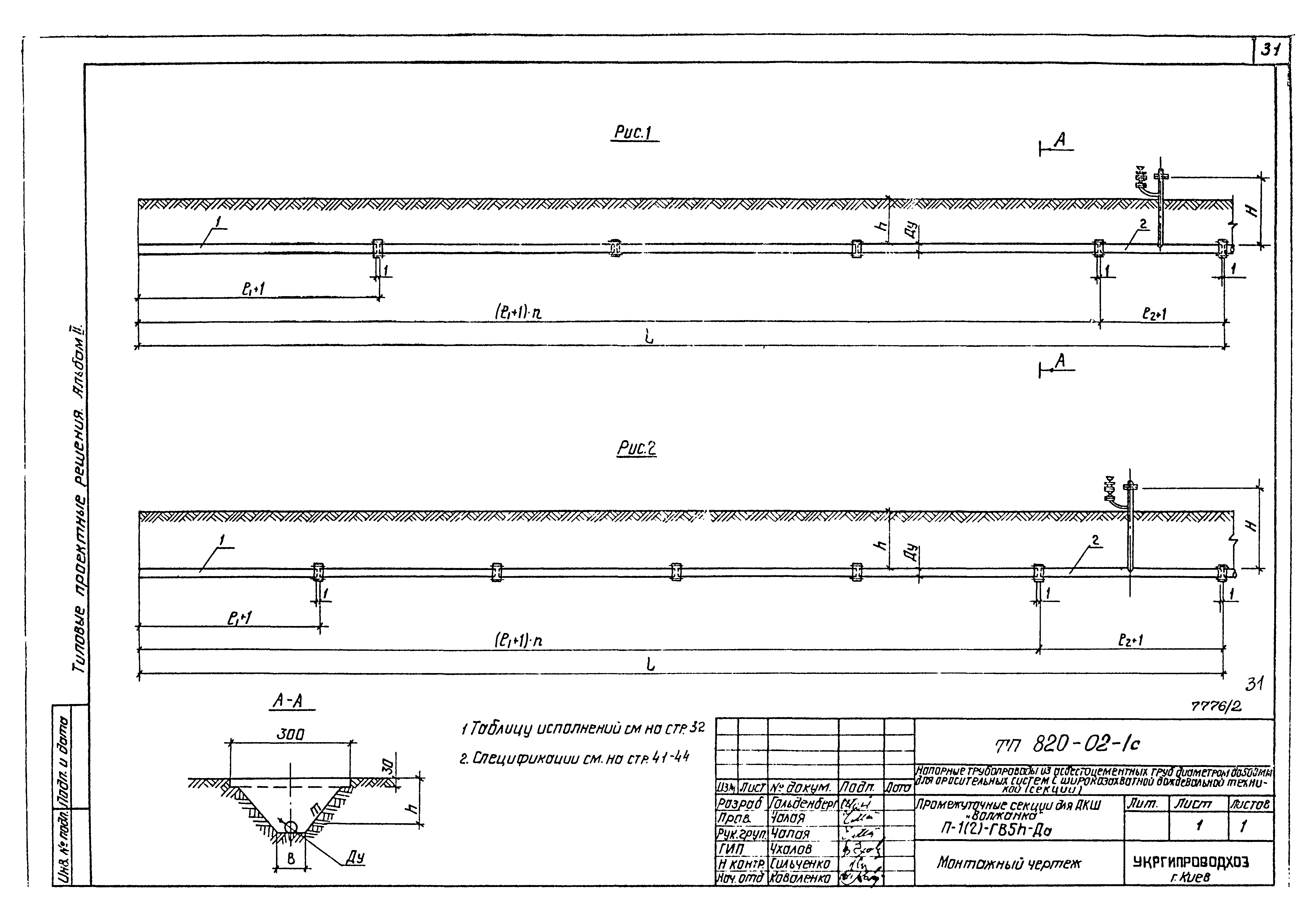 Типовые проектные решения 820-02-1с