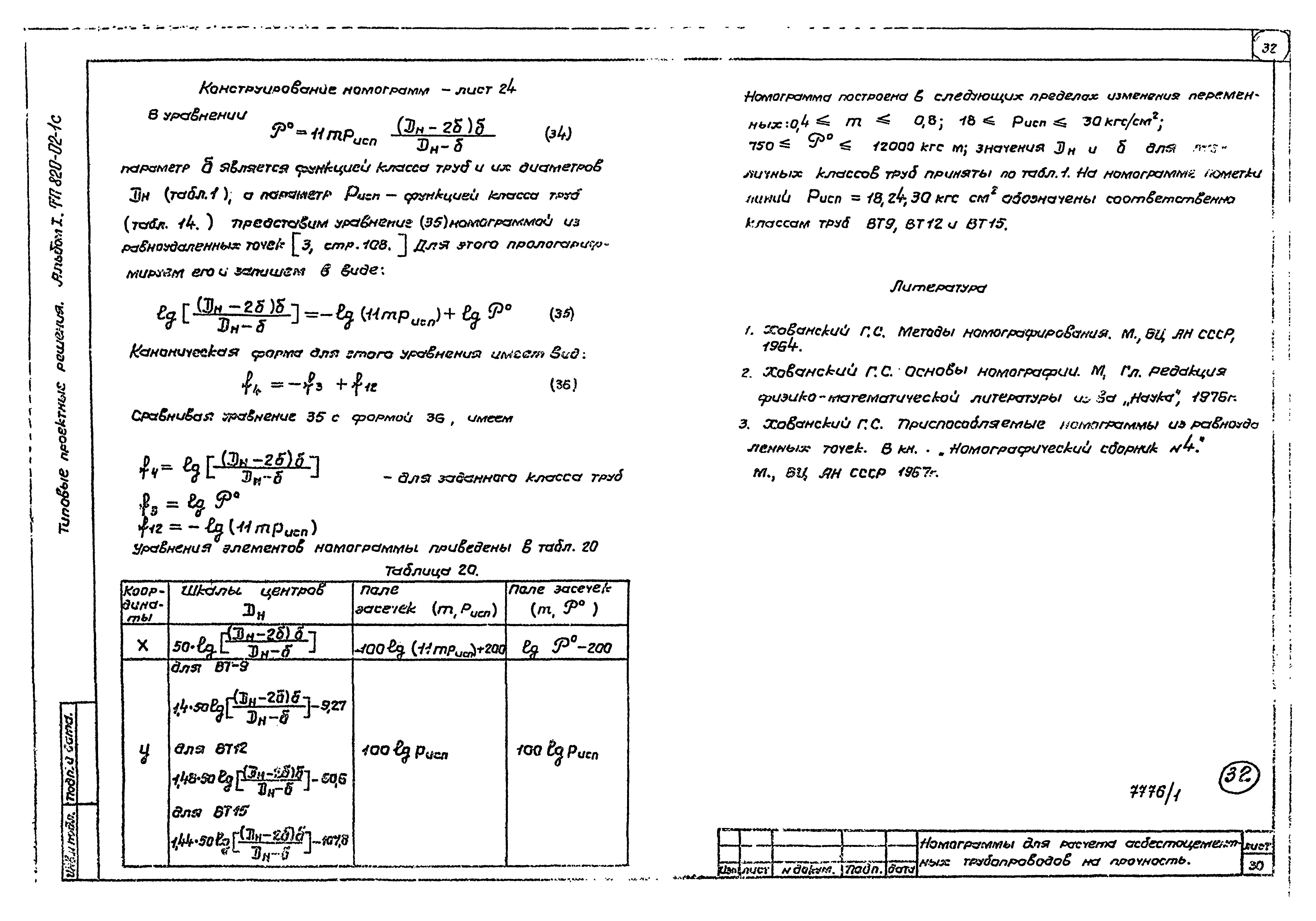 Типовые проектные решения 820-02-1с