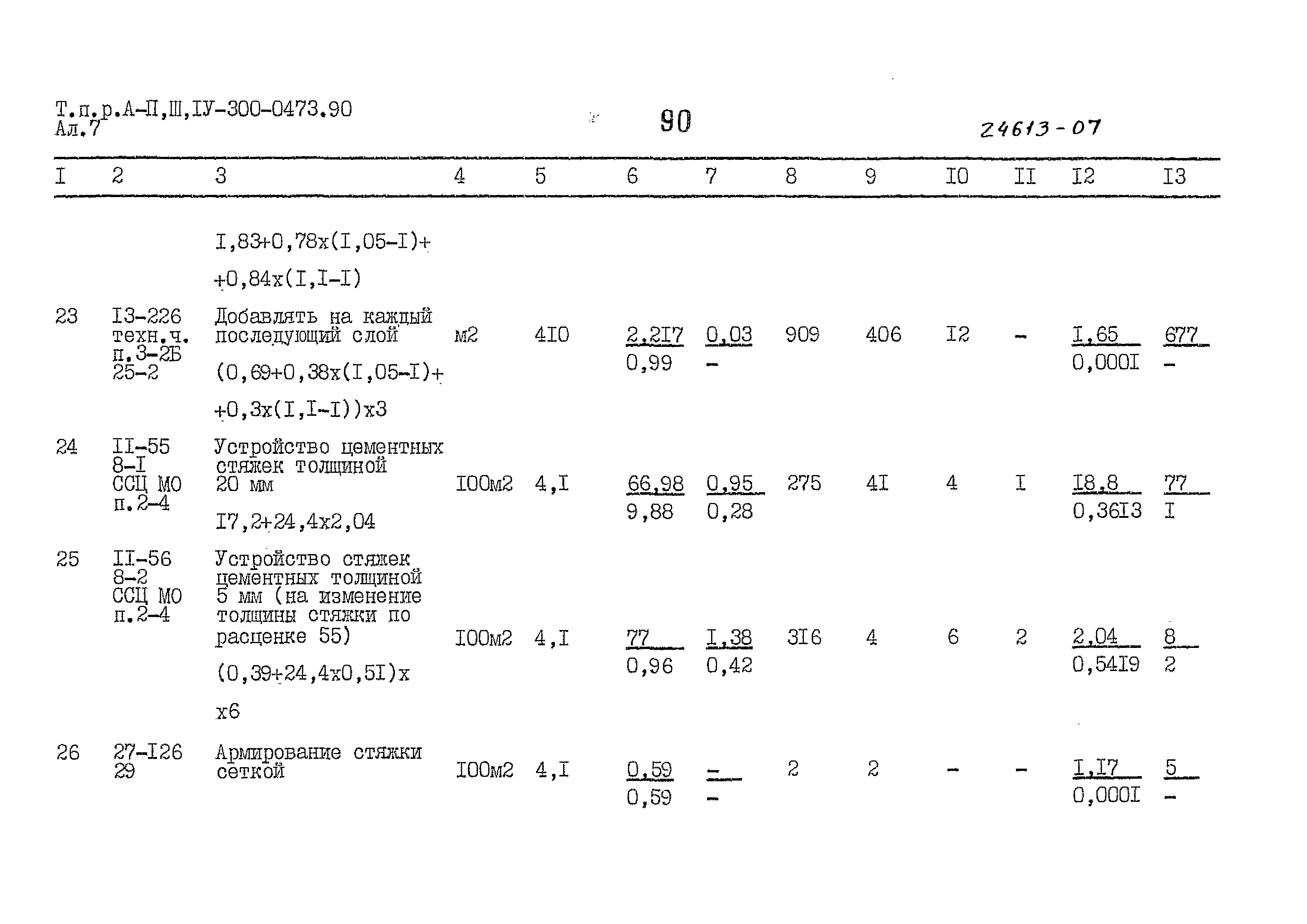 Типовые проектные решения А-II,III,IV-300-0473.90