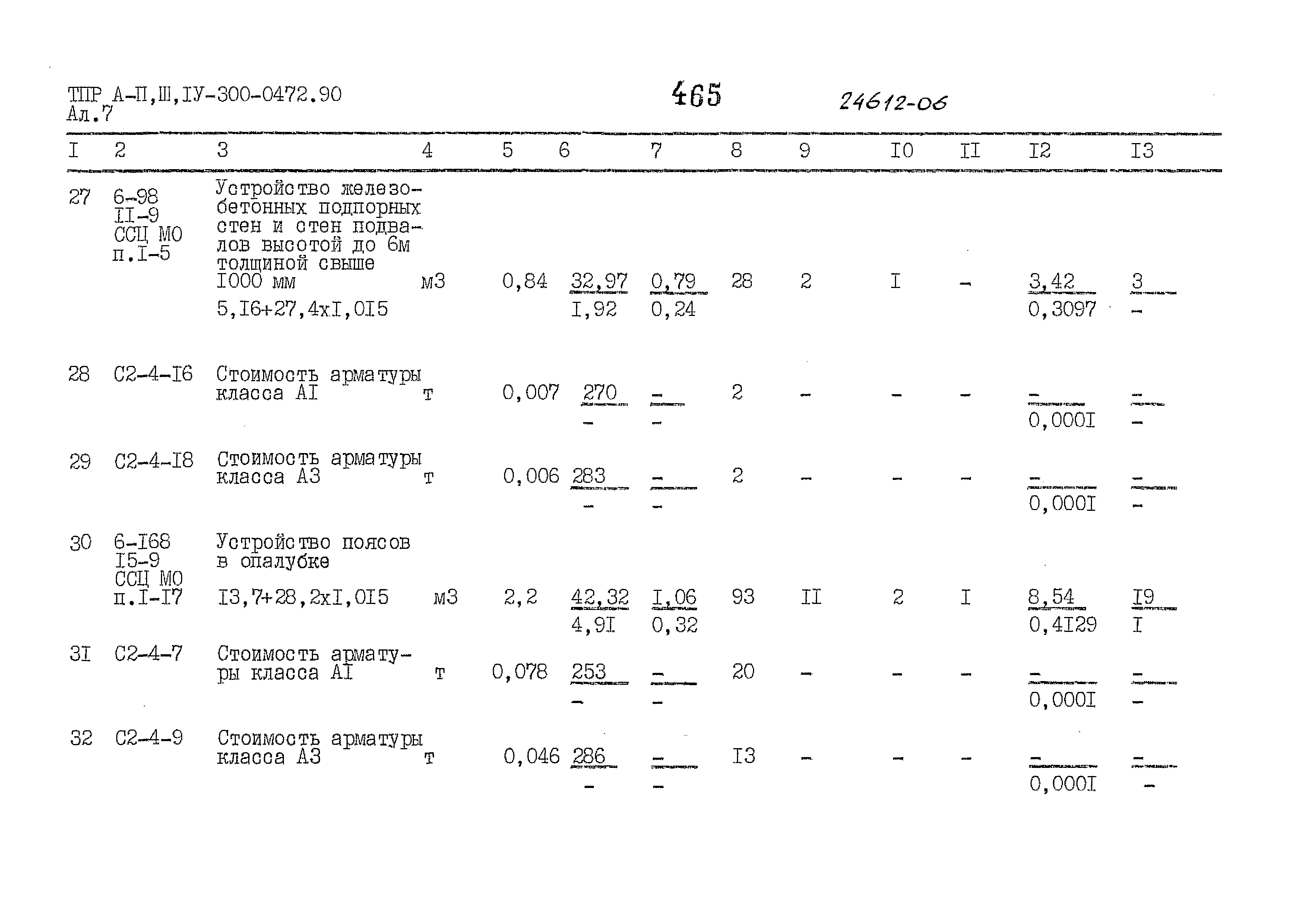 Типовые проектные решения А-II,III,IV-300-0472.90