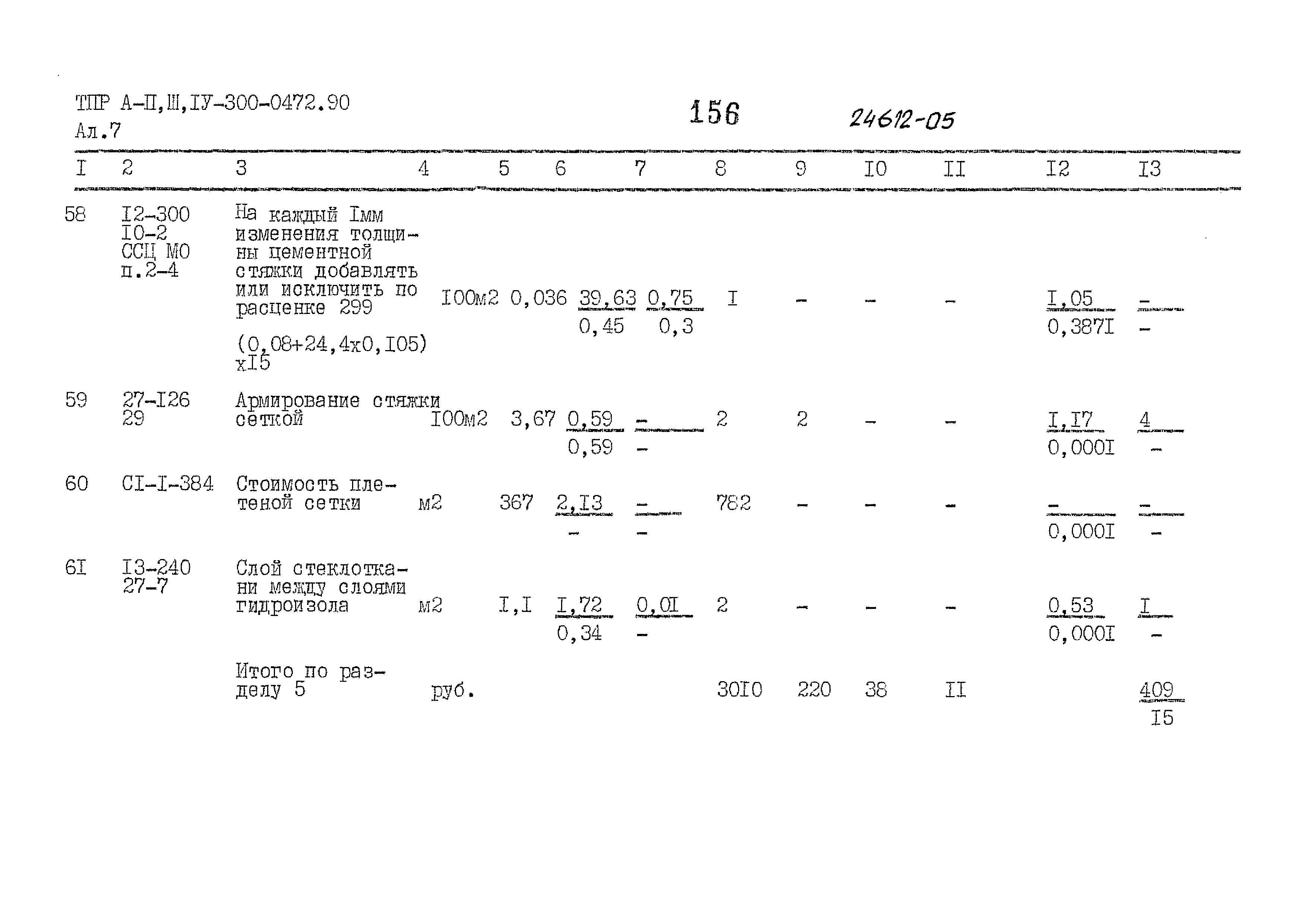 Типовые проектные решения А-II,III,IV-300-0472.90