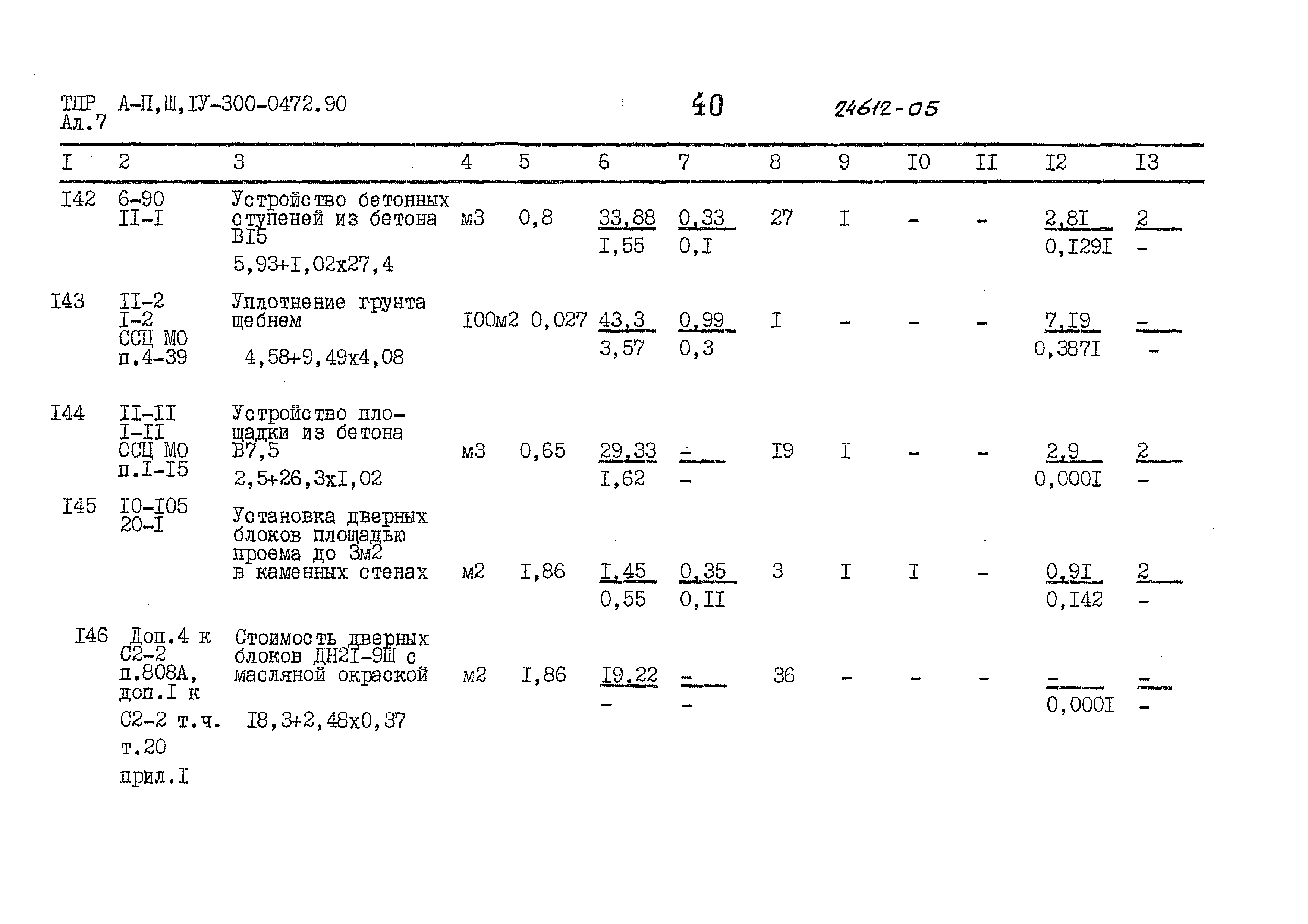 Типовые проектные решения А-II,III,IV-300-0472.90