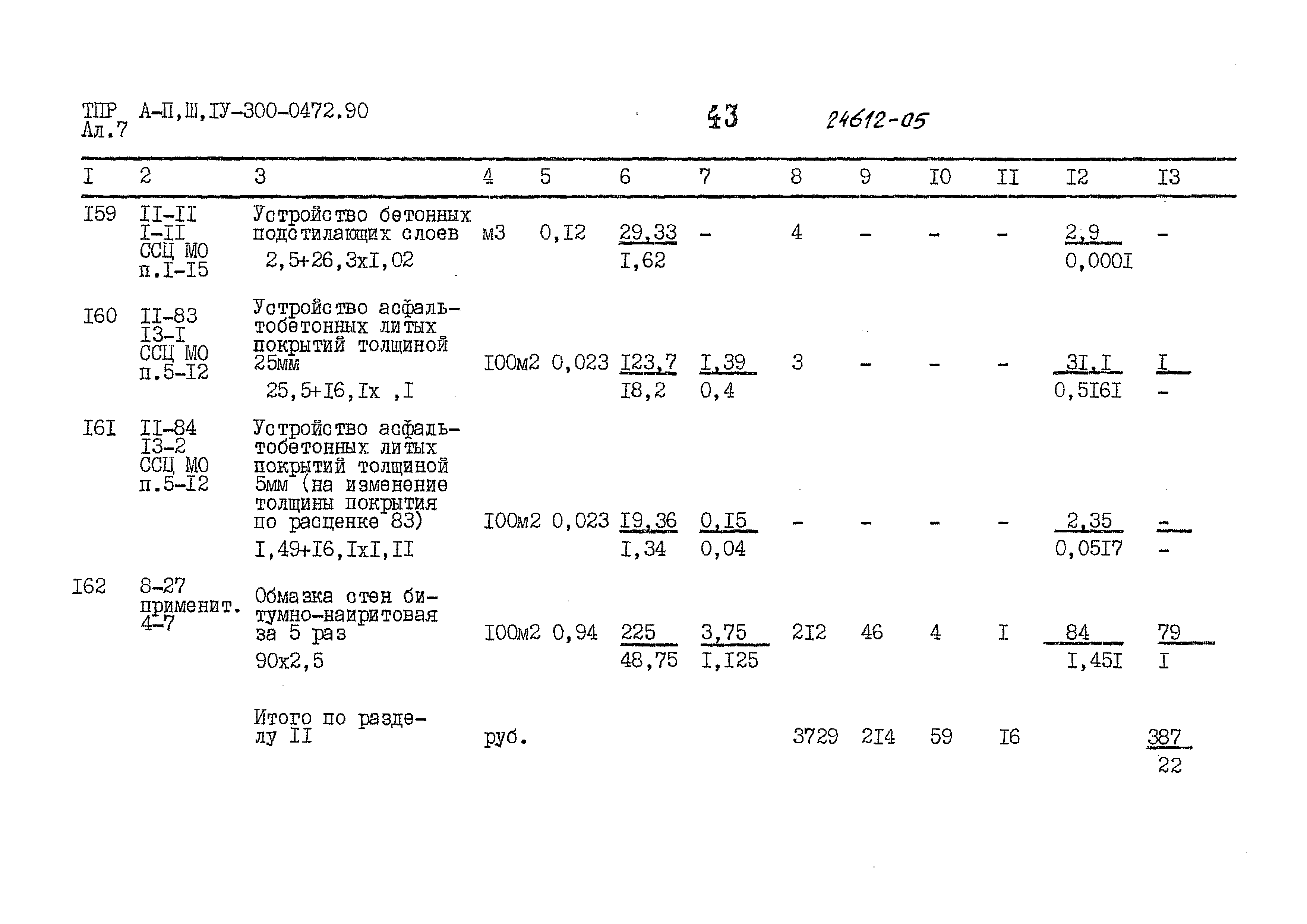 Типовые проектные решения А-II,III,IV-300-0472.90