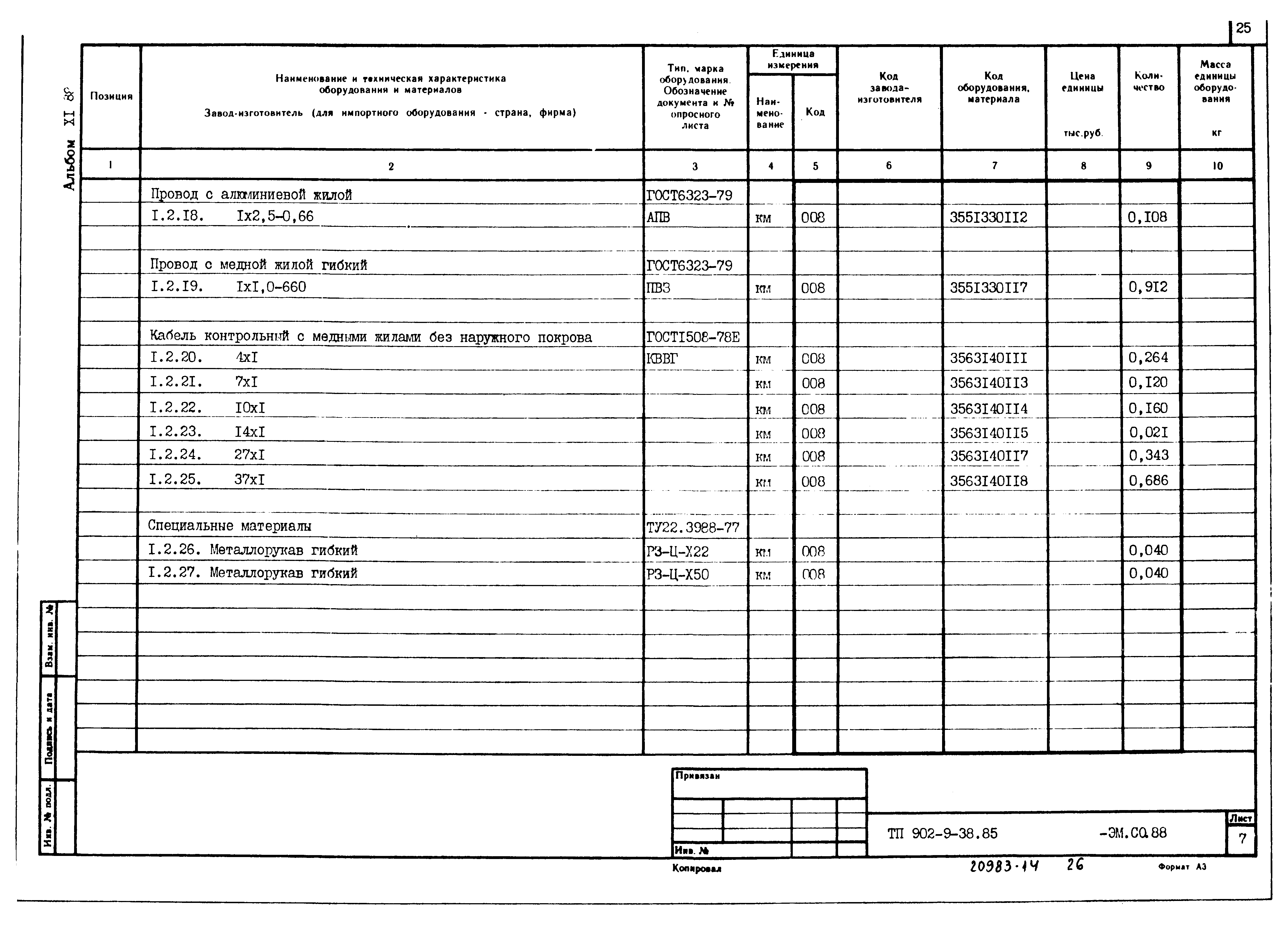 Типовой проект 902-9-38.85