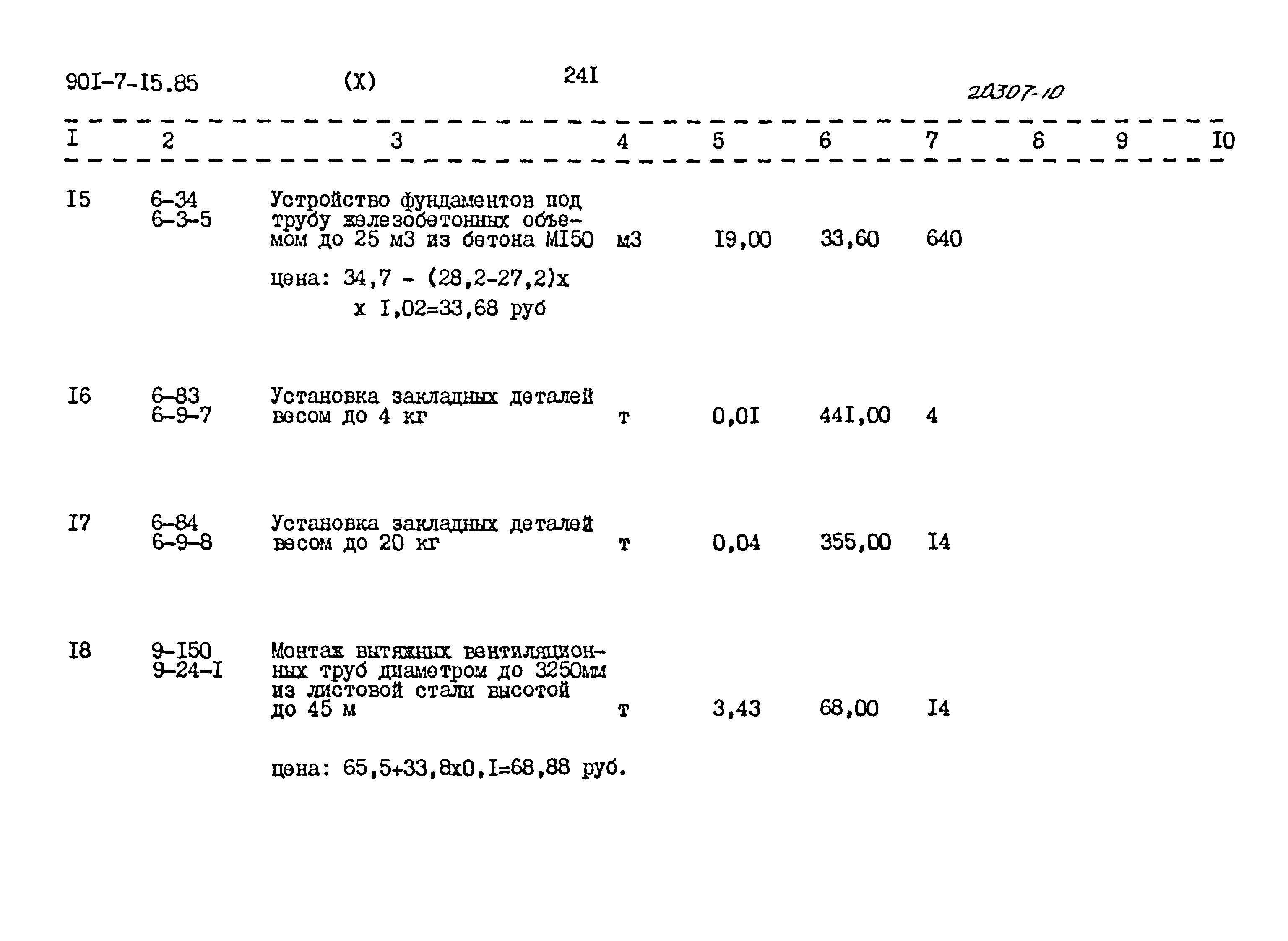 Типовой проект 901-7-15.85